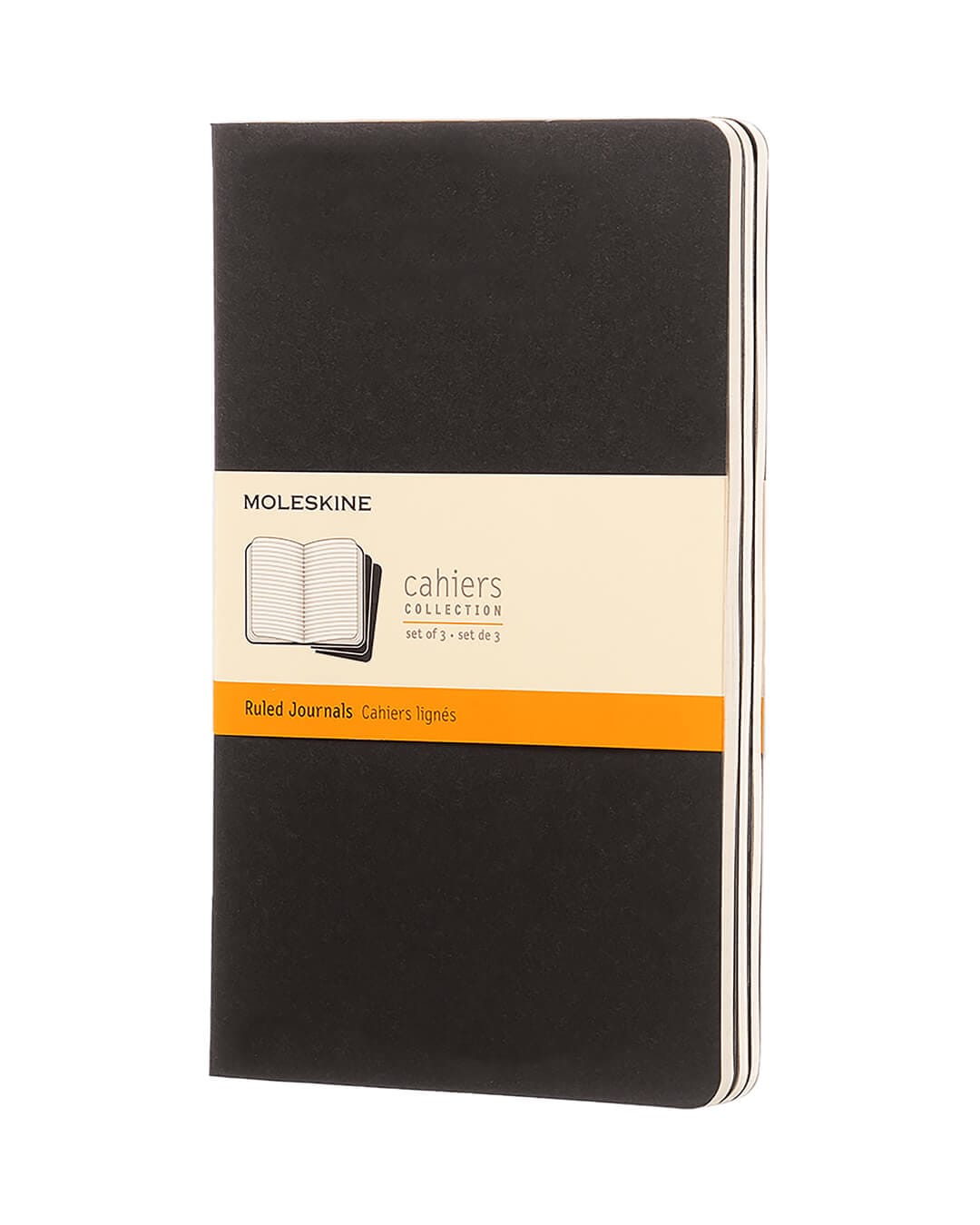 Moleskine Others One Size Moleskine Cahier Journal Large Ruled Black /3