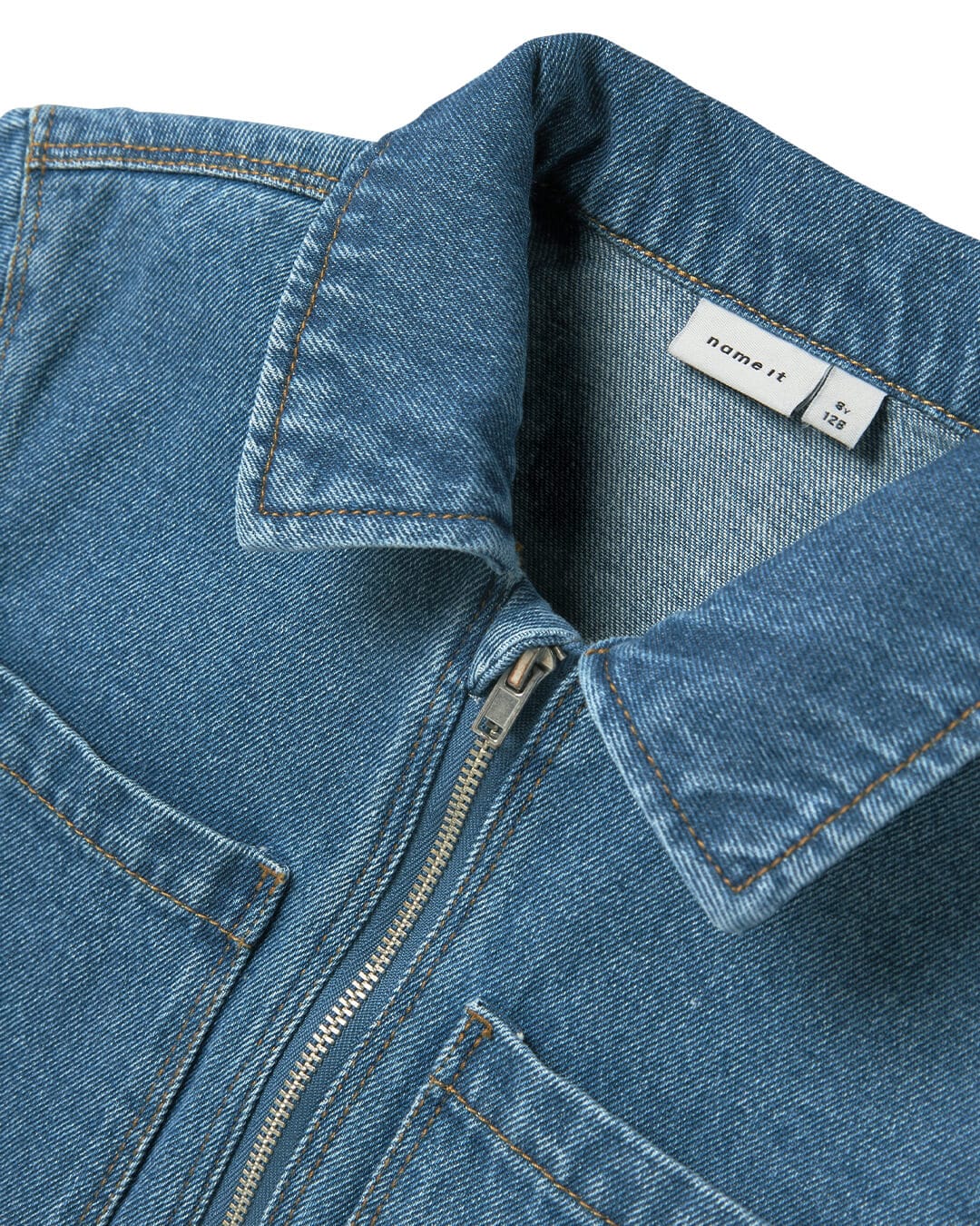 Name It Dresses Name It Blue Ls Zip Dnm Dress 8228 Im K Medium Denim
