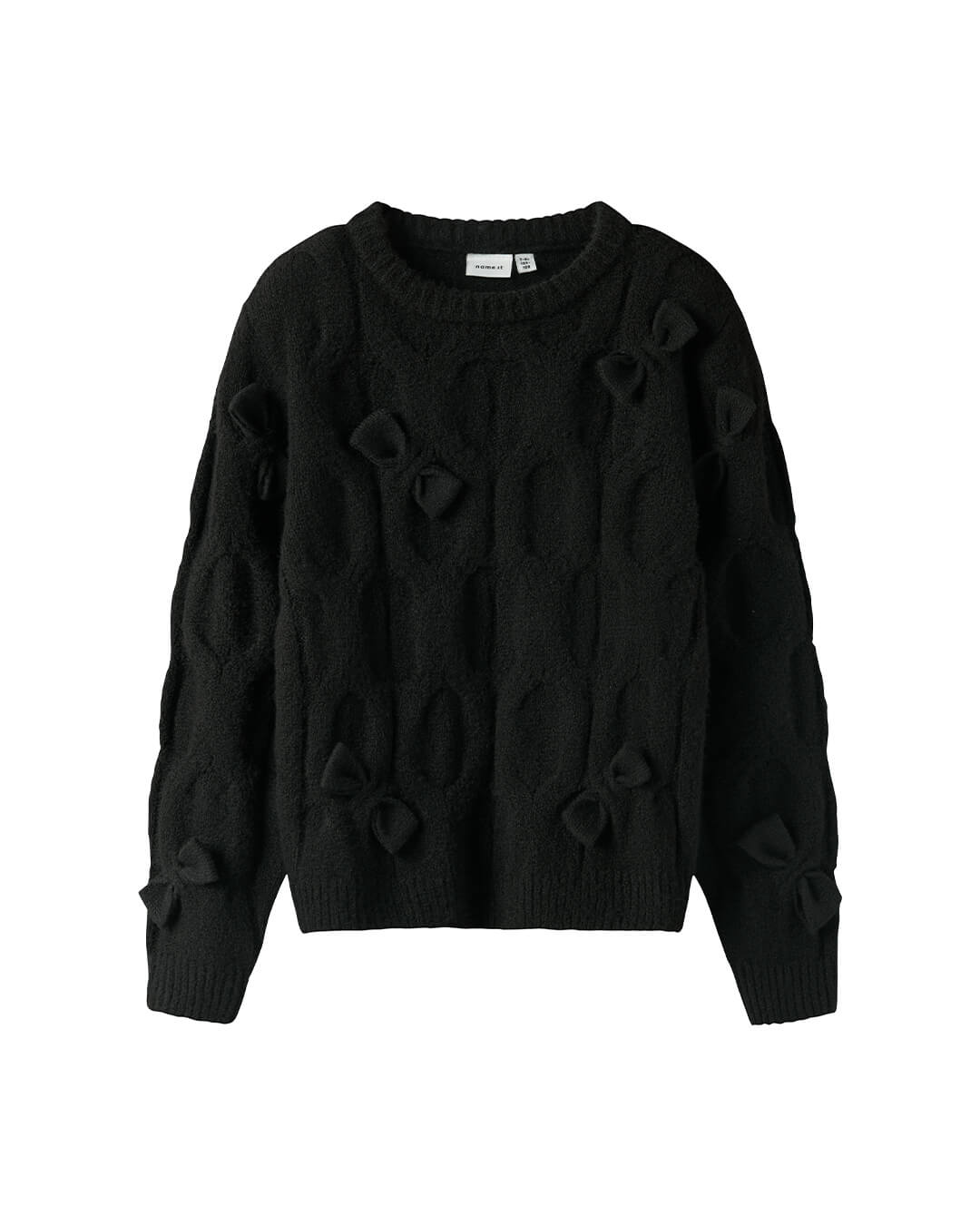 Name It Jumpers Name It Black Ls Knit