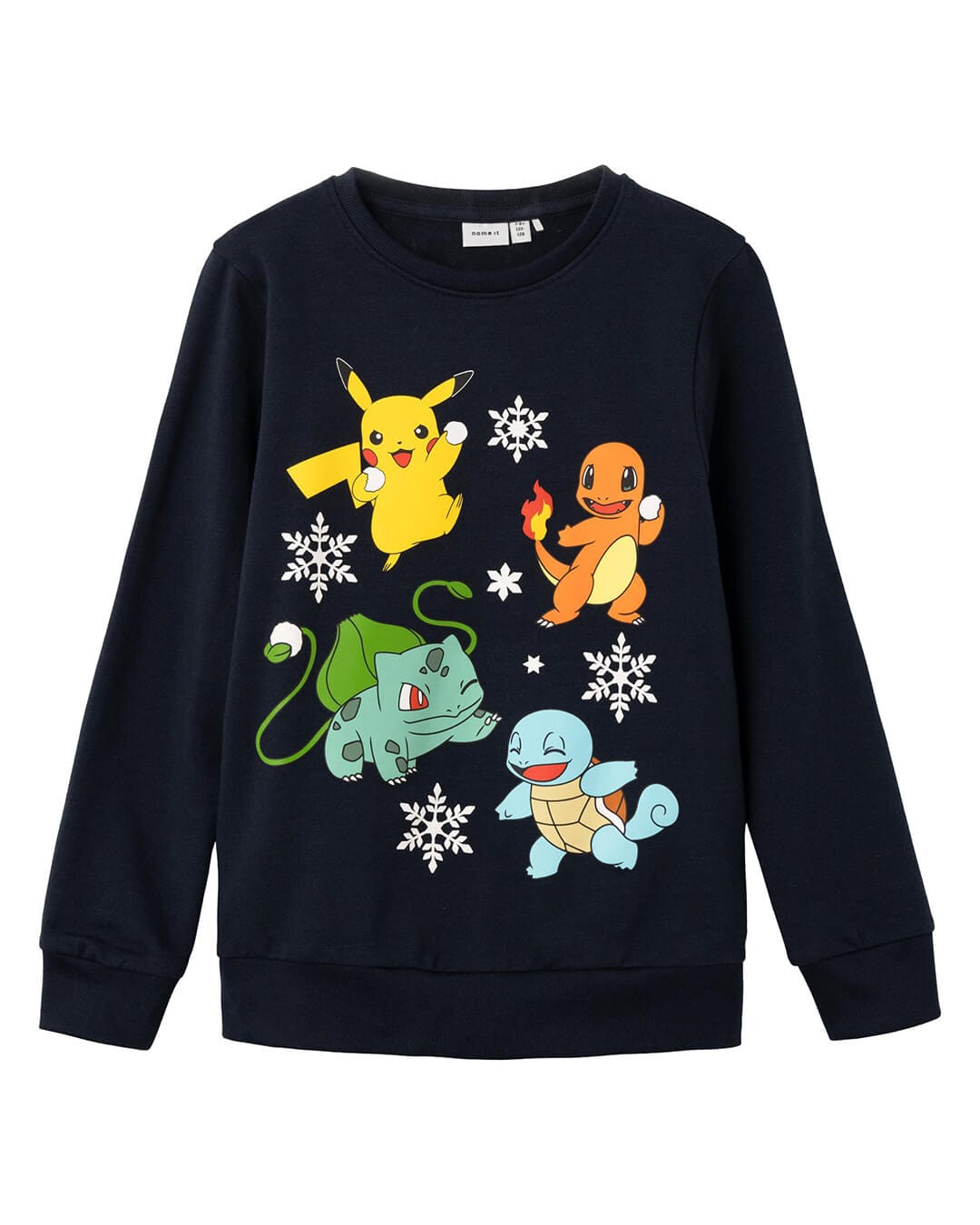 Name It Jumpers Name It Christmas Pokemon Navy Sweatshirt