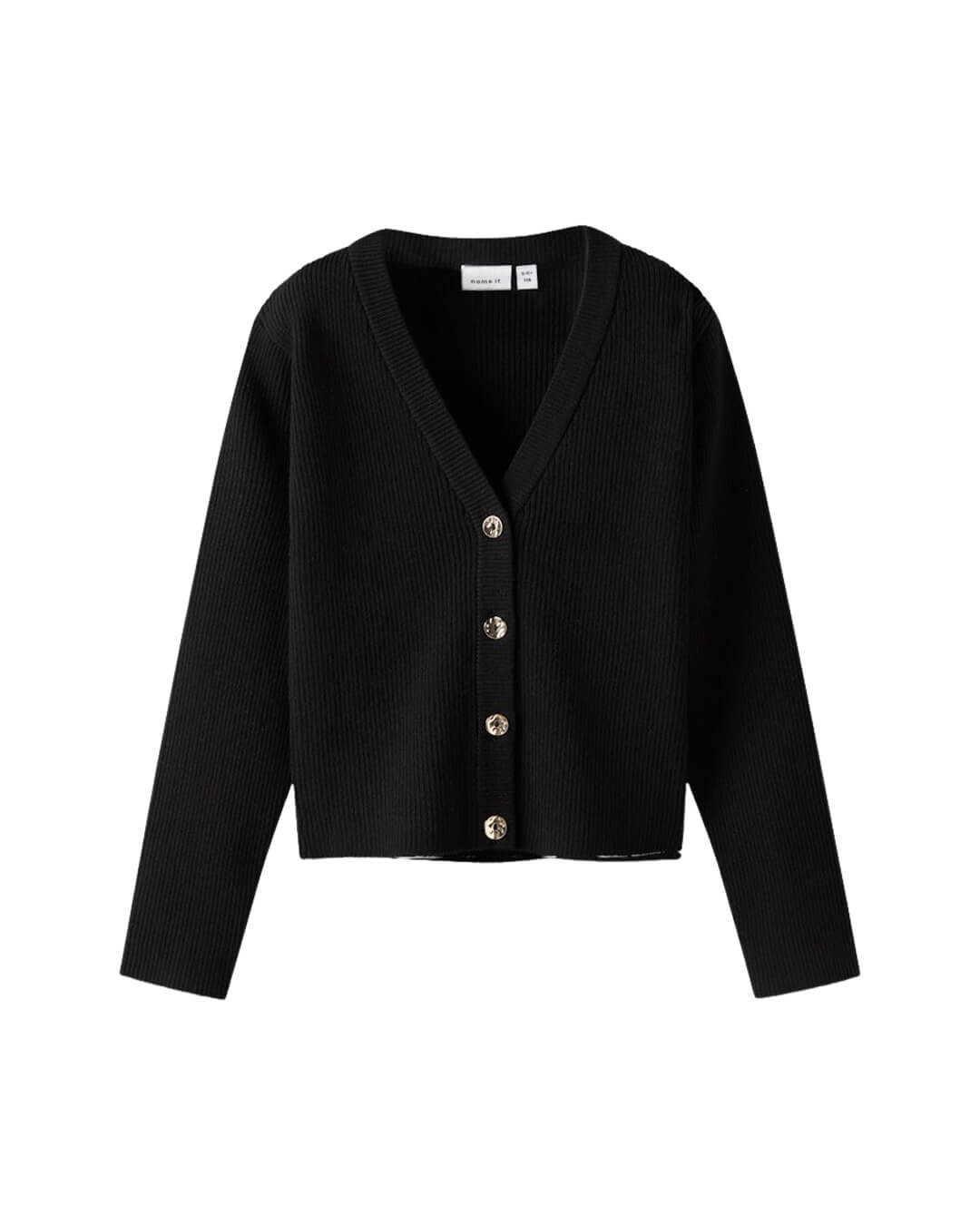 Name It Jumpers Name It NKFLARENLISE XSL LS KNIT CARD BLACK