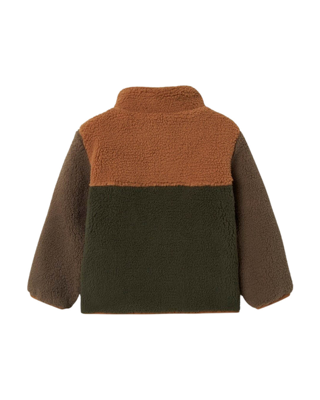 Name It Outerwear Name It NMMMONICO TEDDY JACKET BLOCK TOASTED COCONUT