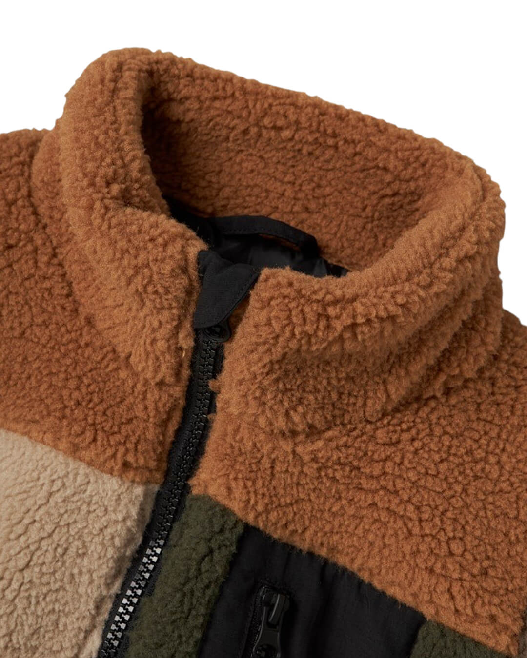 Name It Outerwear Name It NMMMONICO TEDDY JACKET BLOCK TOASTED COCONUT