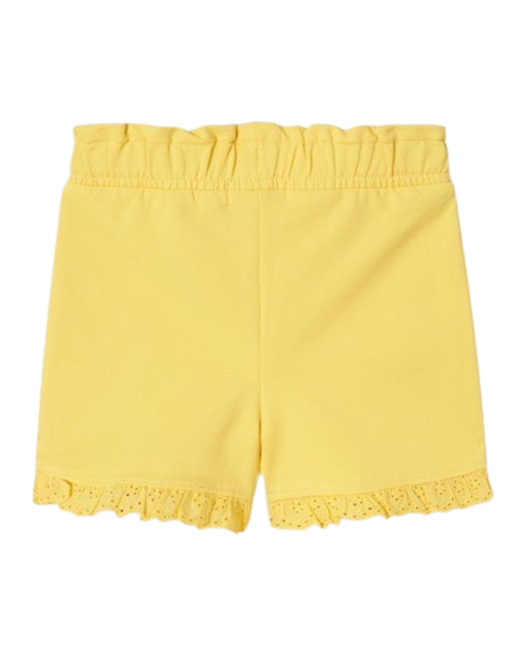 Name It Shorts Girls Name It Lace Detail Yellow Sweat Shorts