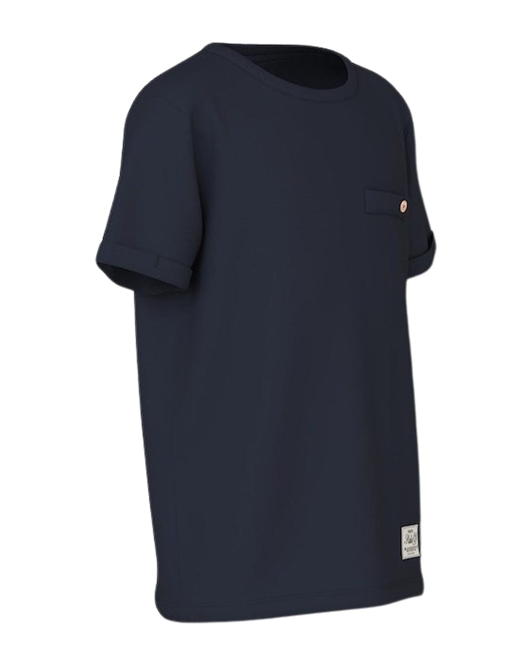 Name It T-Shirts Boys Name It Tailor Detail Navy Short Sleeved T-Shirt