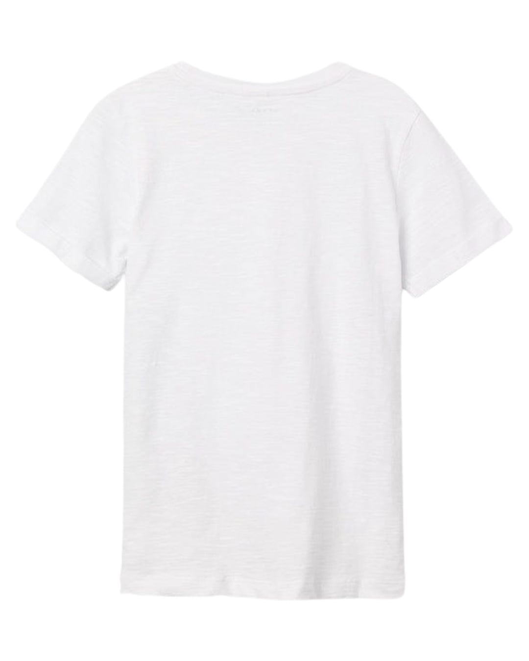 Name It T-Shirts Boys Name It Tailor Detail White Short Sleeved T-Shirt