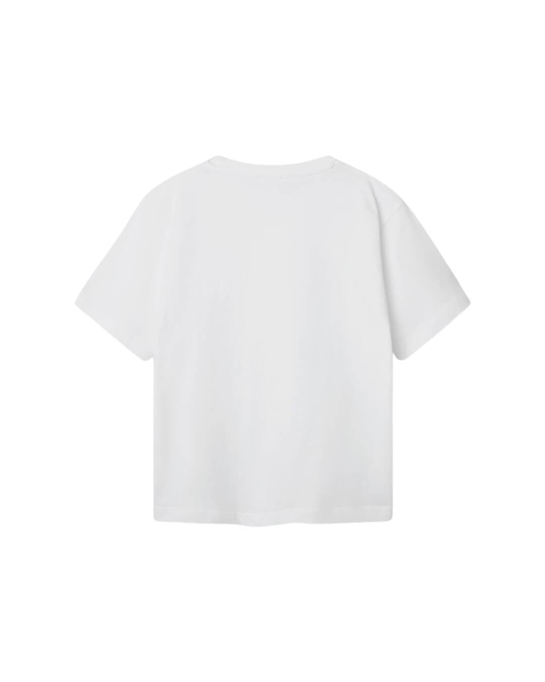 Name It T-Shirts Name It NKMVOBBO SS NREG TOP NOOS BRIGHT WHITE