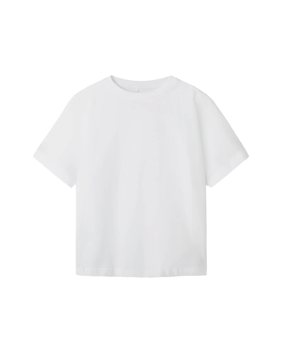 Name It T-Shirts Name It NKMVOBBO SS NREG TOP NOOS BRIGHT WHITE