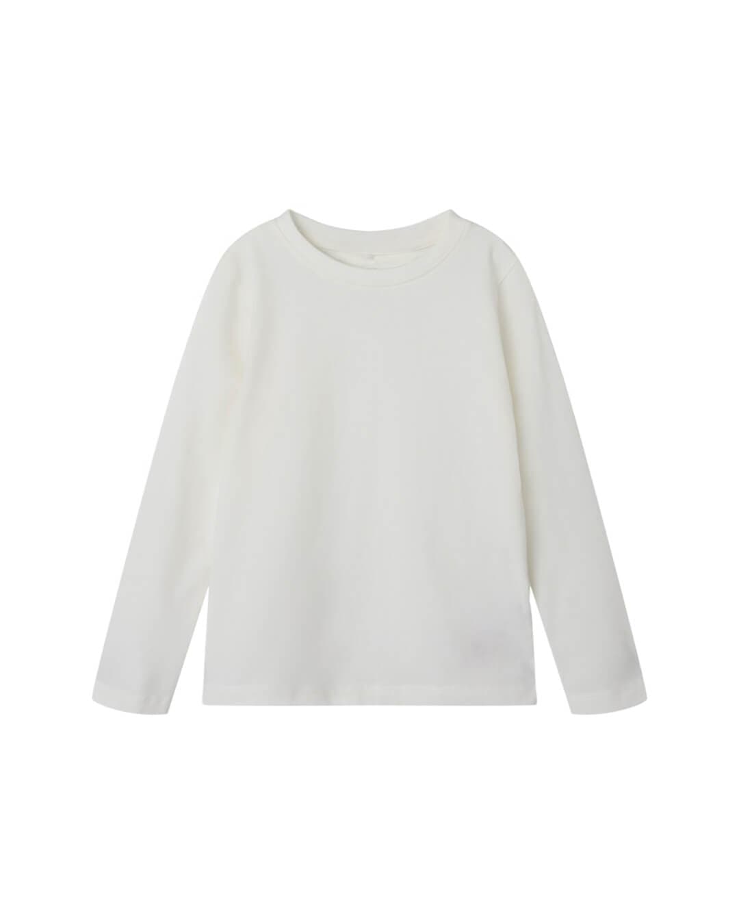 Name It T-Shirts Name It NMFVIBBI LS TOP NOOS CLOUD DANCER