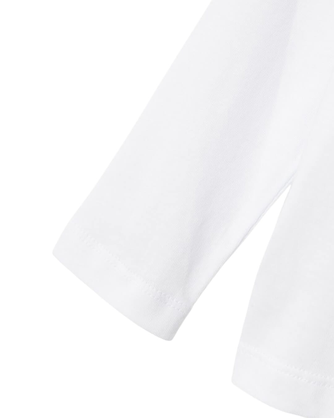 Name It T-Shirts Name It NMMVOBBO LS NREG TOP NOOS BRIGHT WHITE
