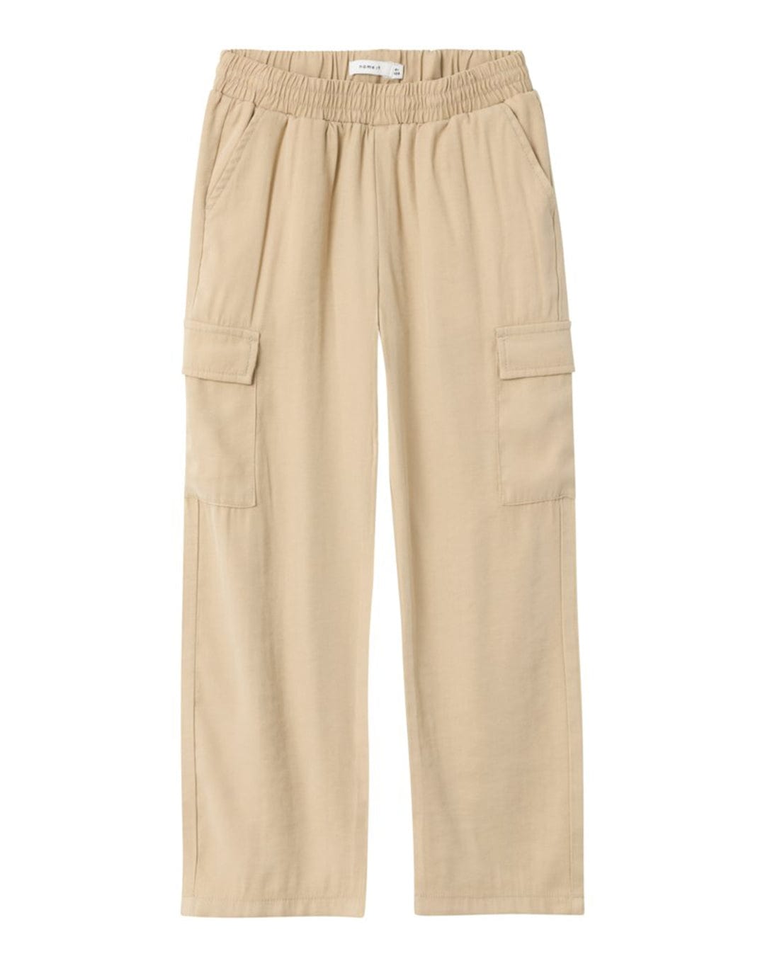 Name It Trousers Girls Name It Bella Safari Beige Cargo Trousers