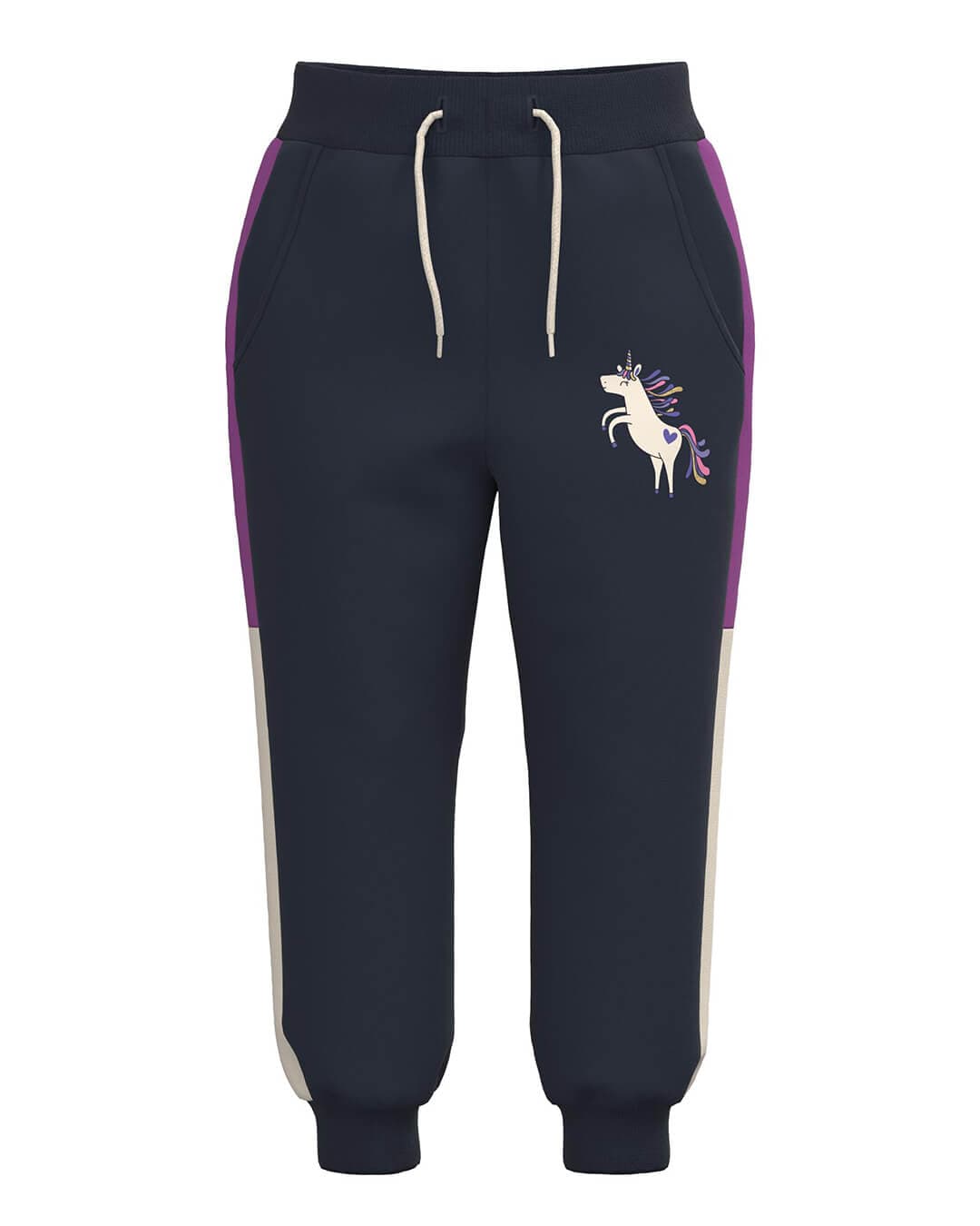 Name It Trousers Name It Unicorn Purple Sweat Trousers