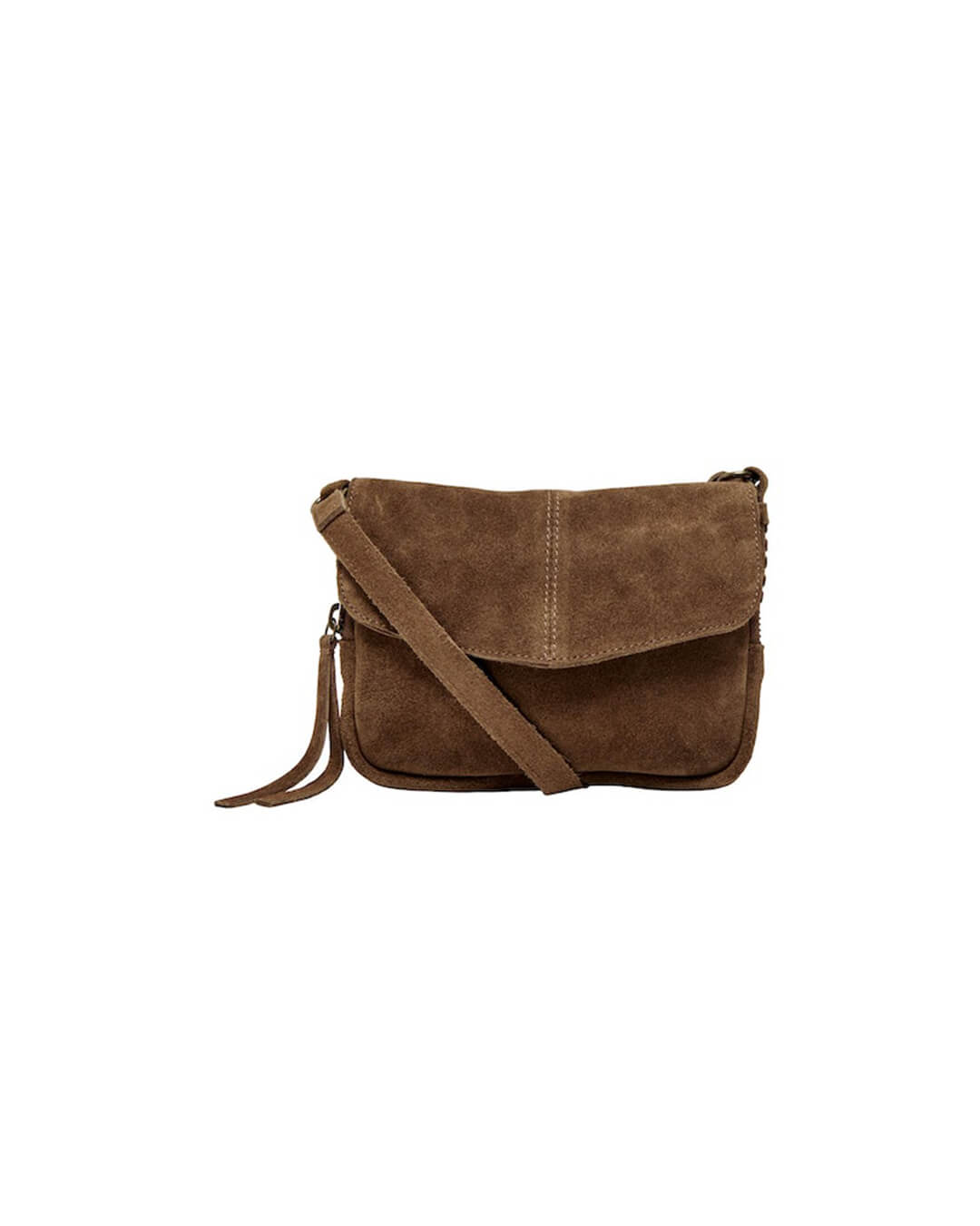 Only Bags One Size Only Shila Brown Leather Cross Body Bag