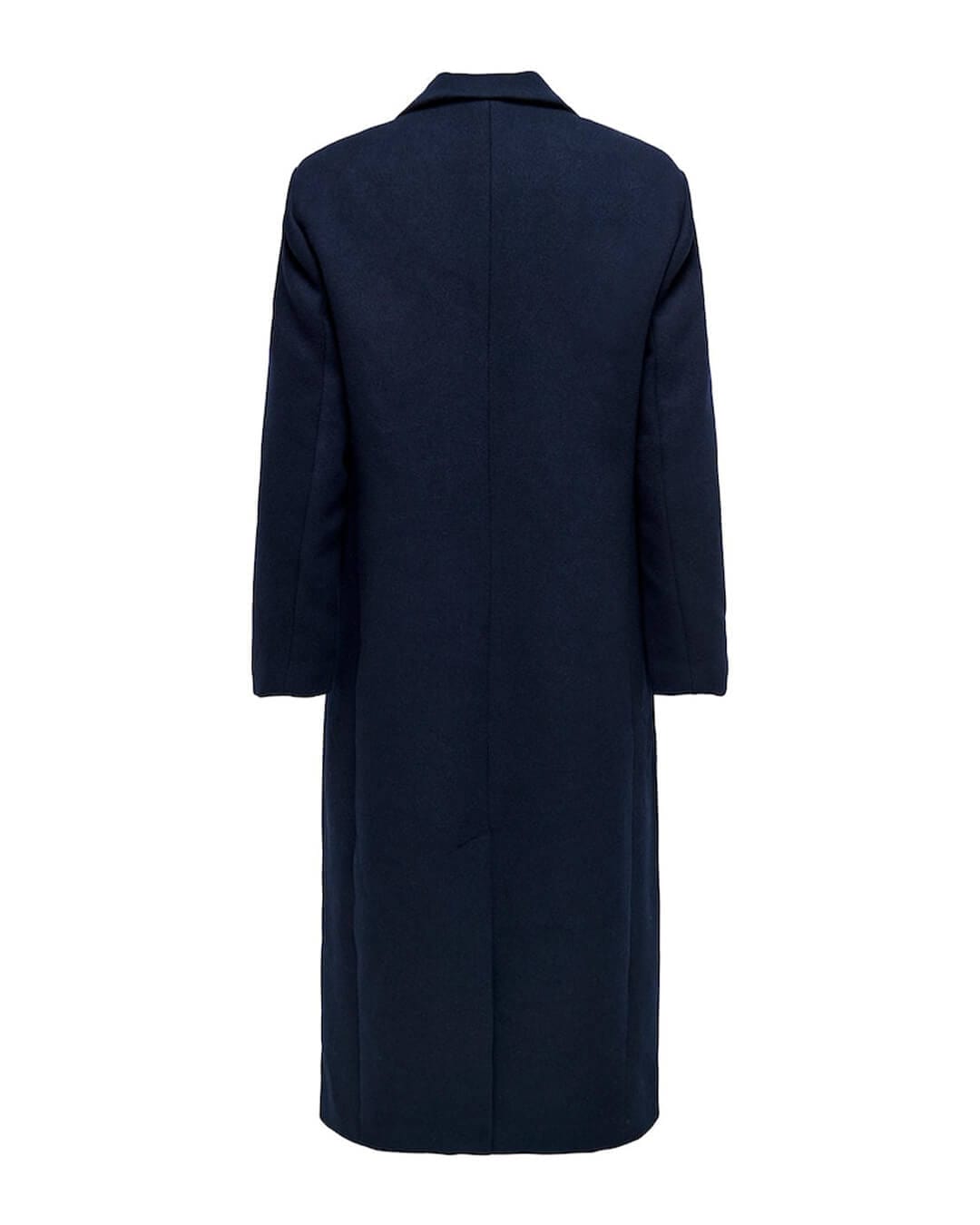 Only Coats Only Vicky Blue Wool Coat