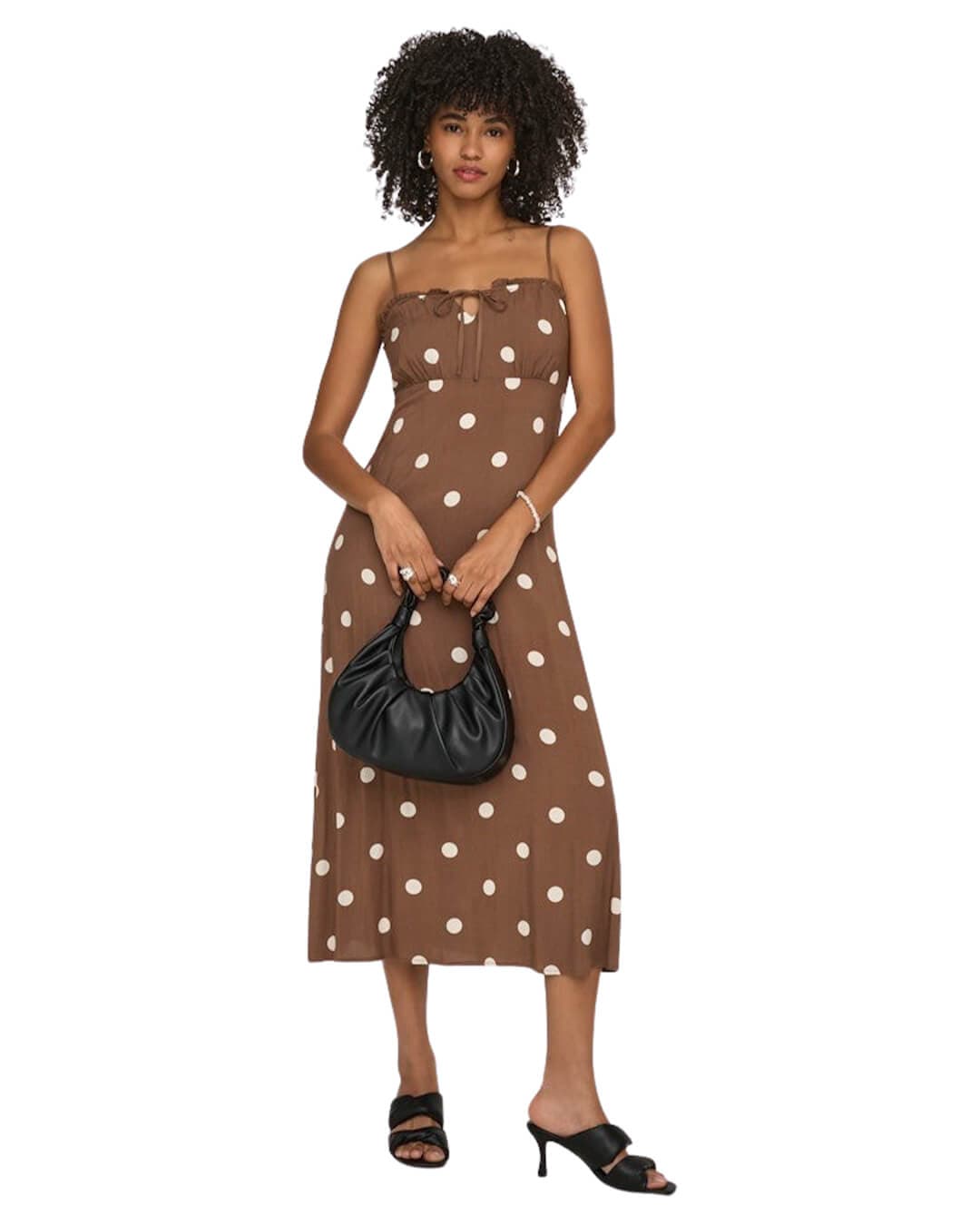 Only Dresses Only Brown Onlnelly Midi Dress