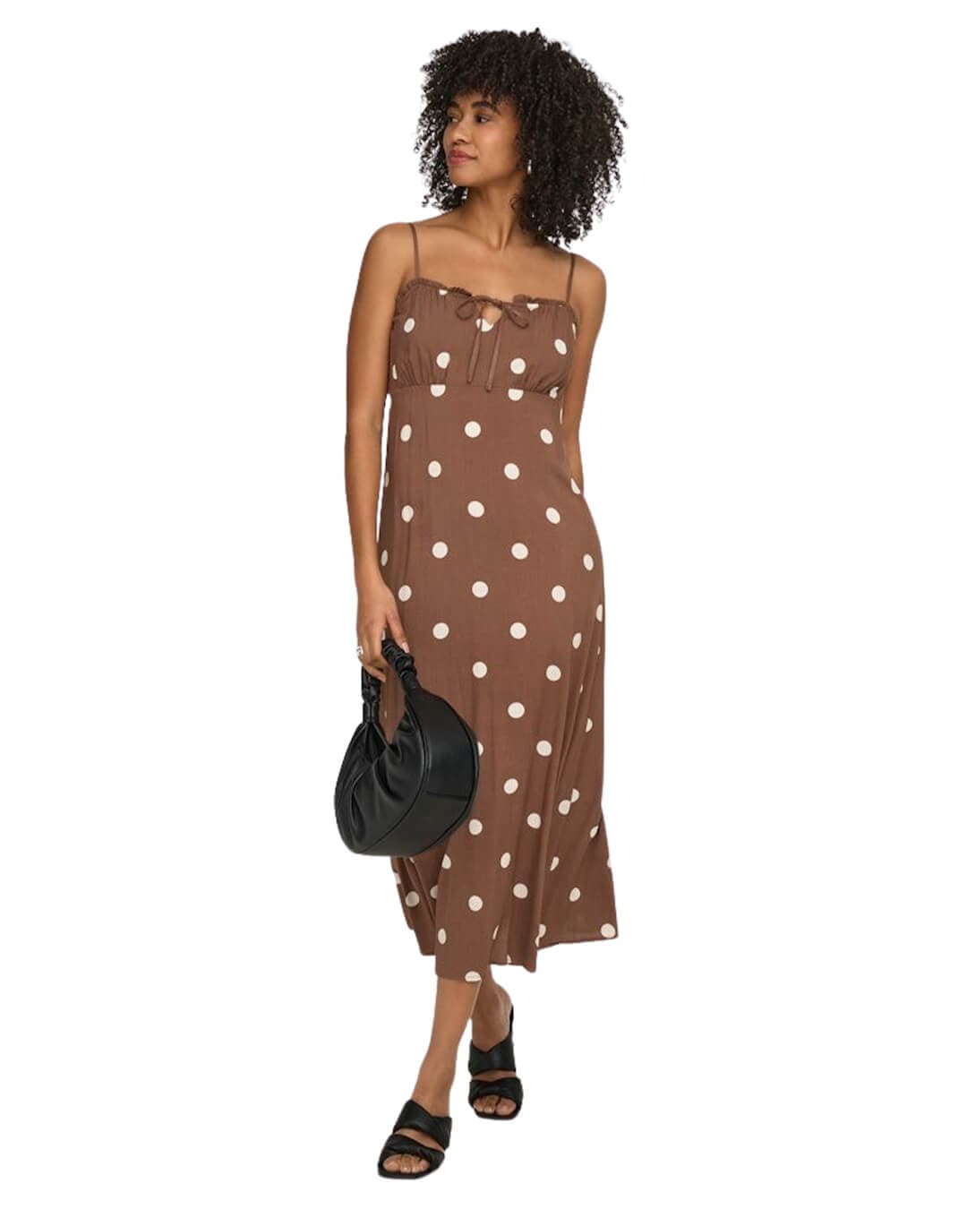 Only Dresses Only Brown Onlnelly Midi Dress