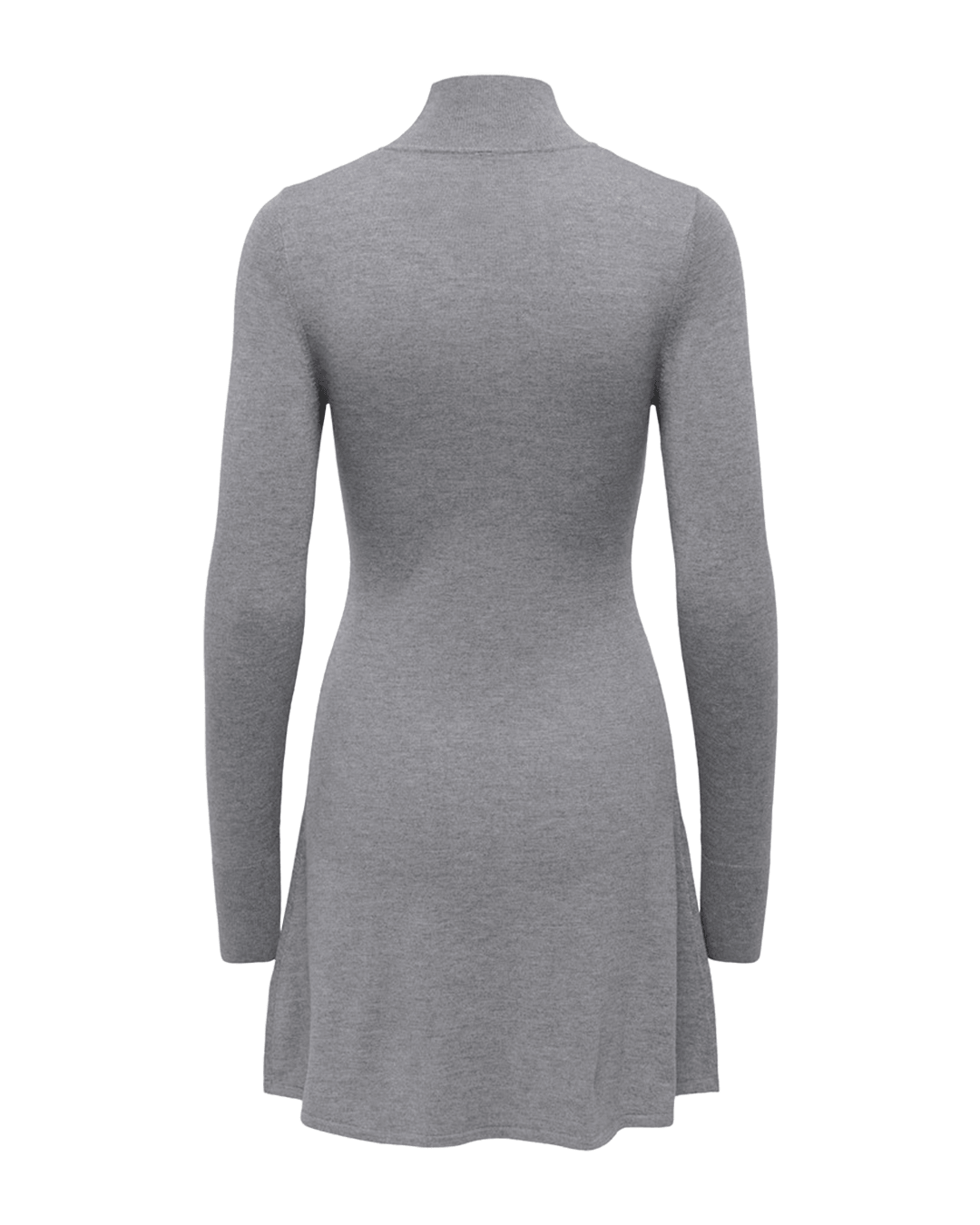 Only Dresses Only Grey Kattie High Neck Knitted Dress