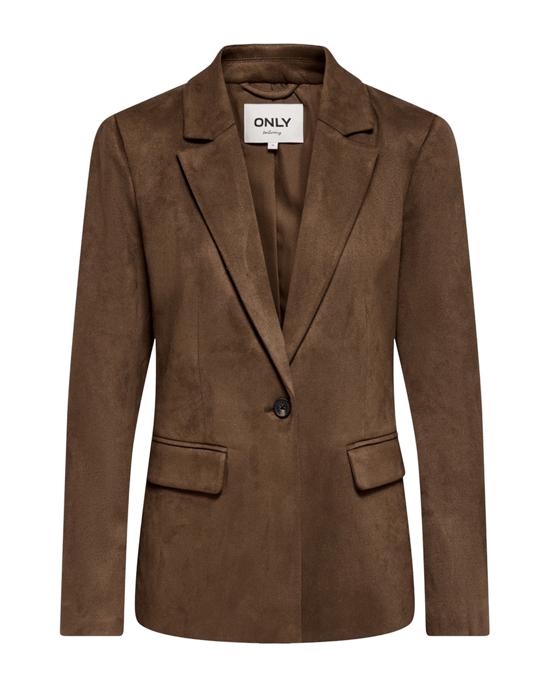 Only Jackets Only Brown Addi Faux Suede Blazer