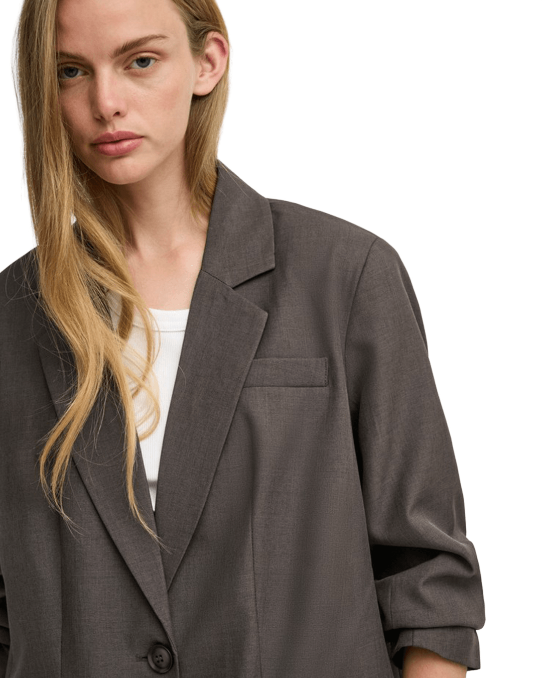 Only Jackets Only Brown Linda Boyfriend Blazer