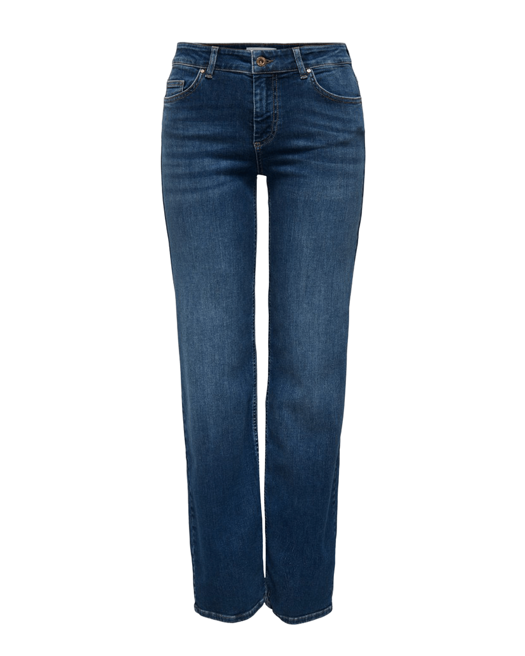 Only Jeans Only Blue Blush Mid Waist Straight Jeans