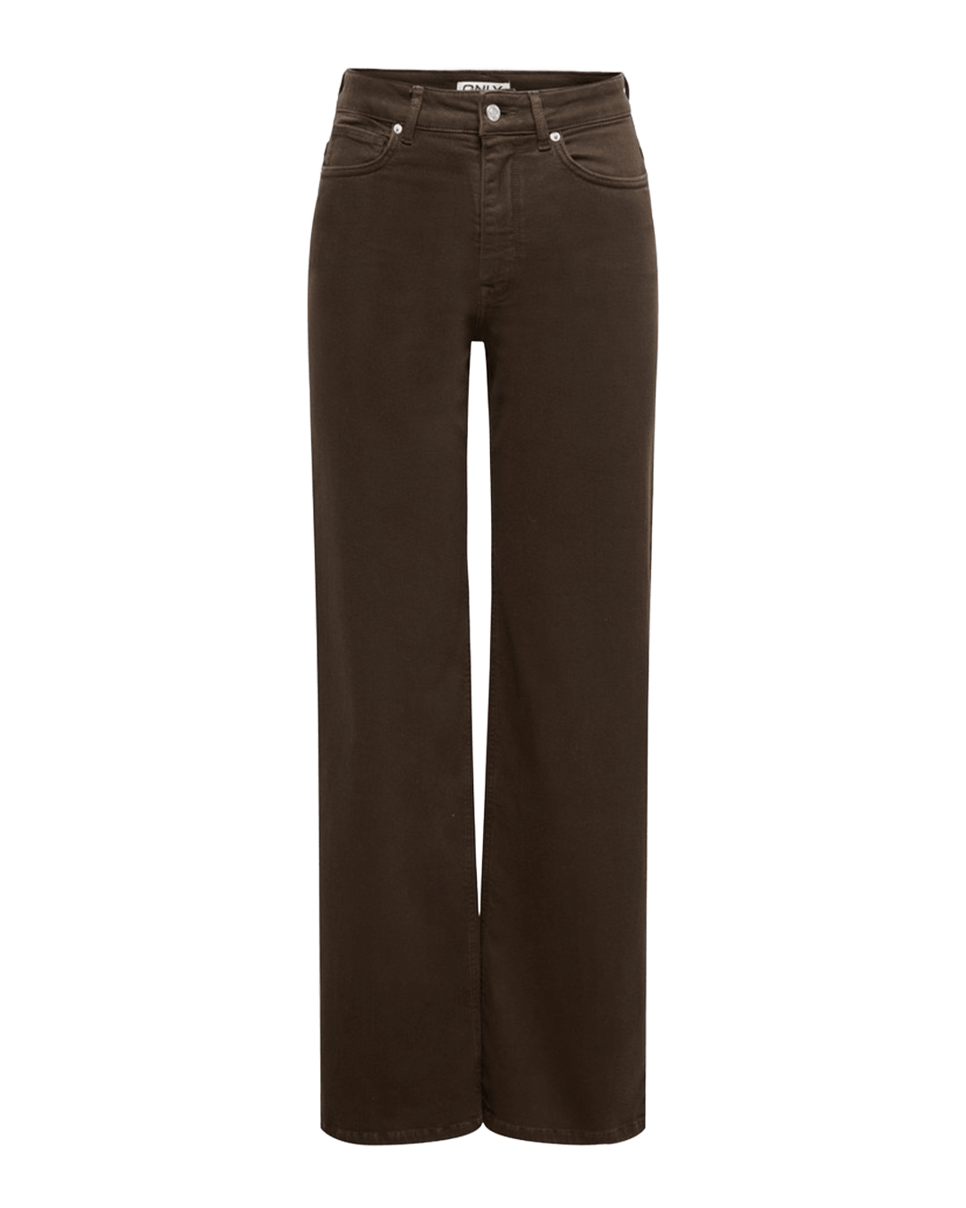 Only Jeans Only Brown Madison Blush High Waist Wide Leg Jeans