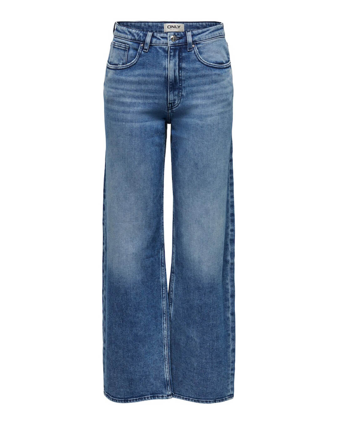 Only Jeans Only High Waist Blue Denim Wide Jeans