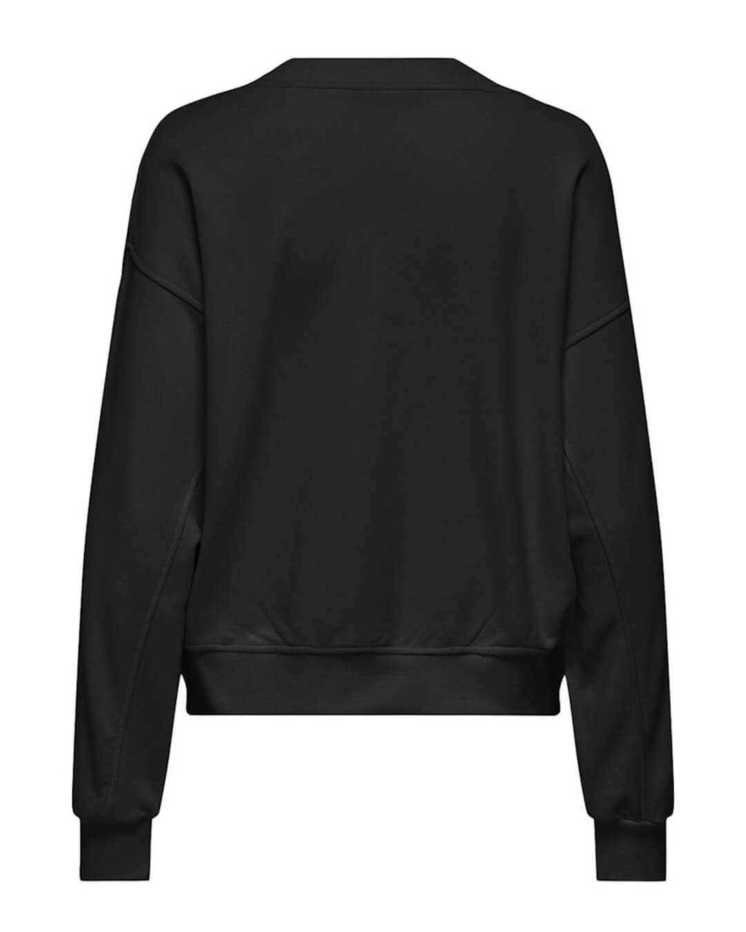 Only Jumpers ONLBELLA L/S V-NECK UB SWT BLACK