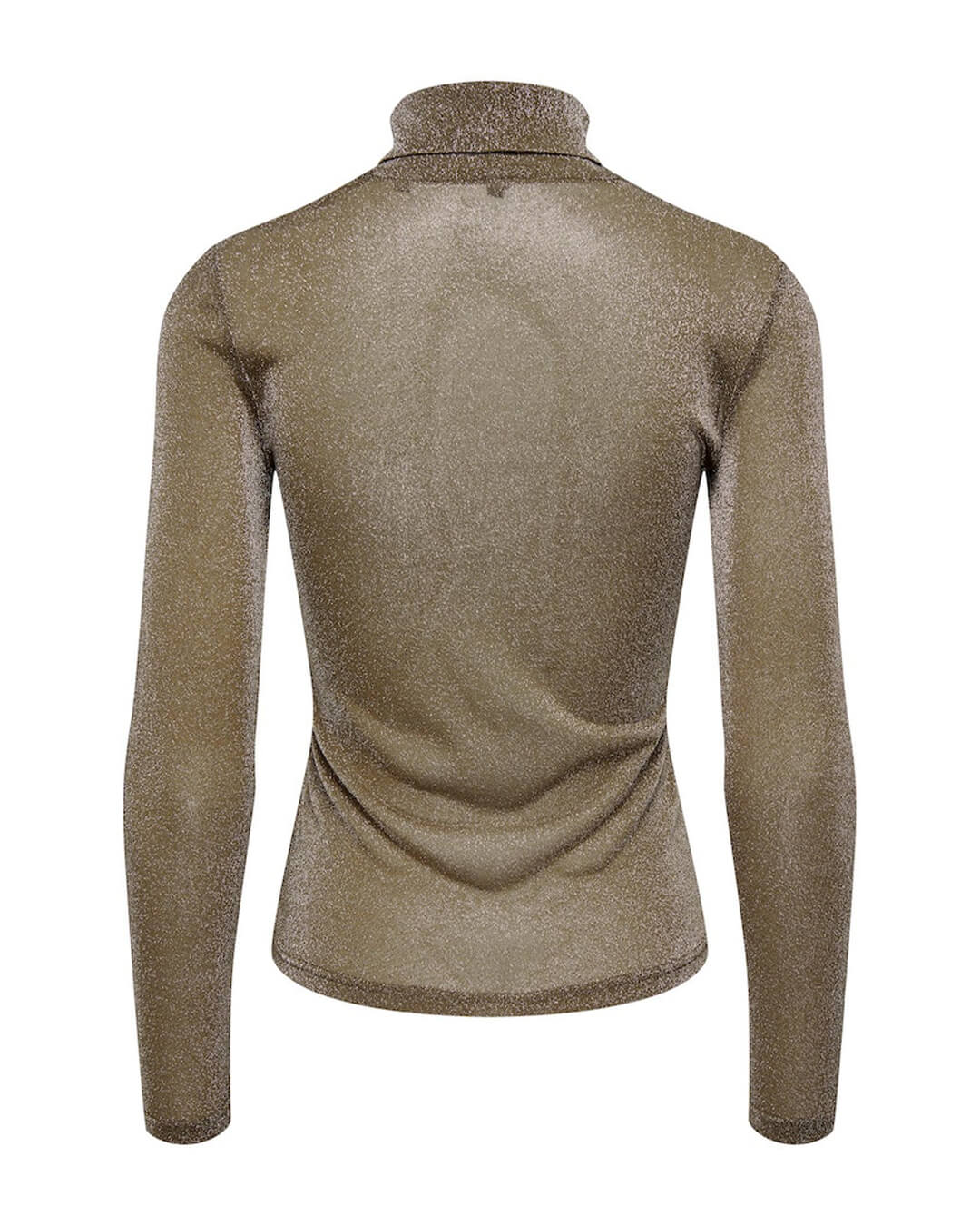Only Jumpers Only Amera Brown Glitter Rollneck Jumper