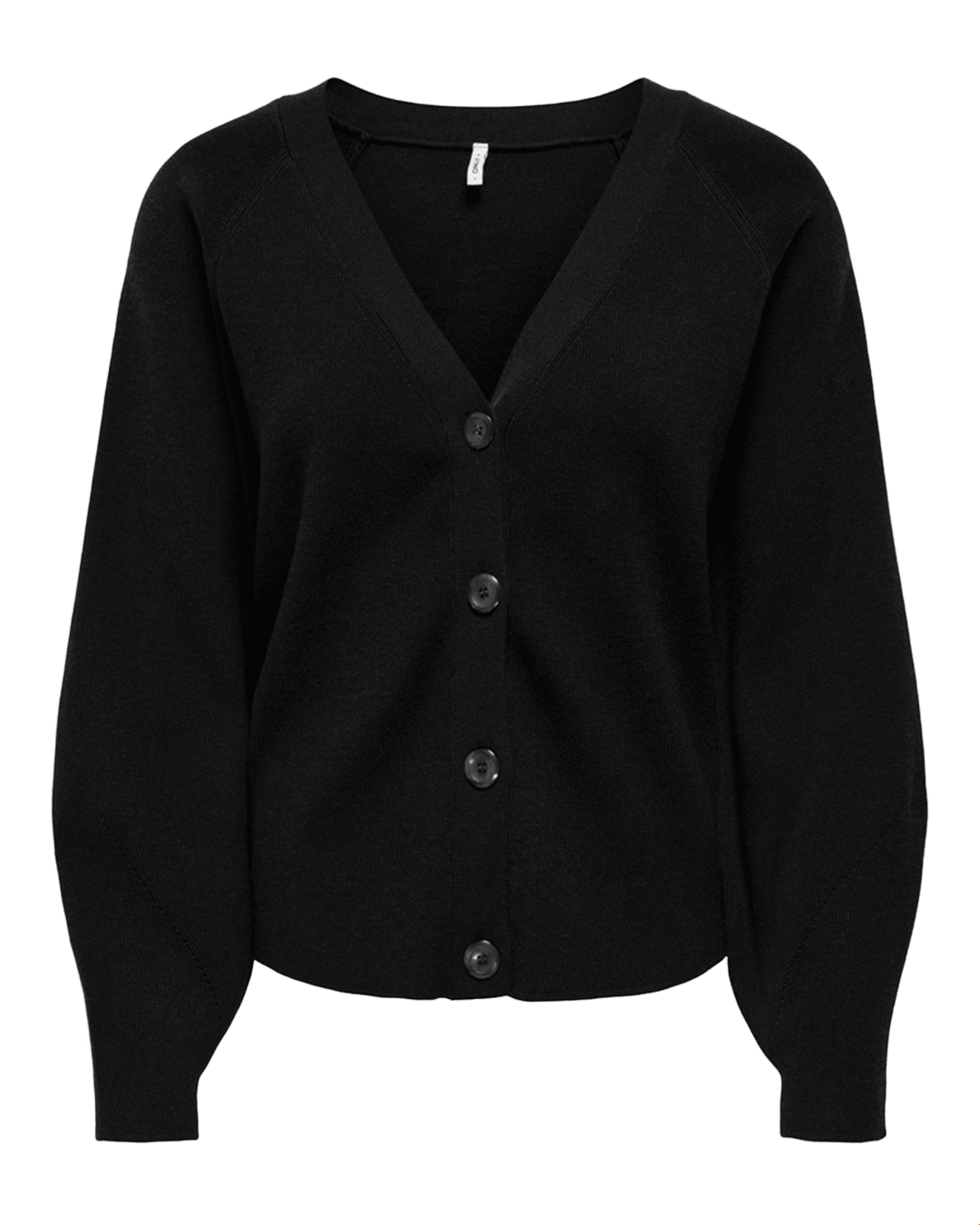 Only Jumpers Only Black Siteri V-Neck Cardigan