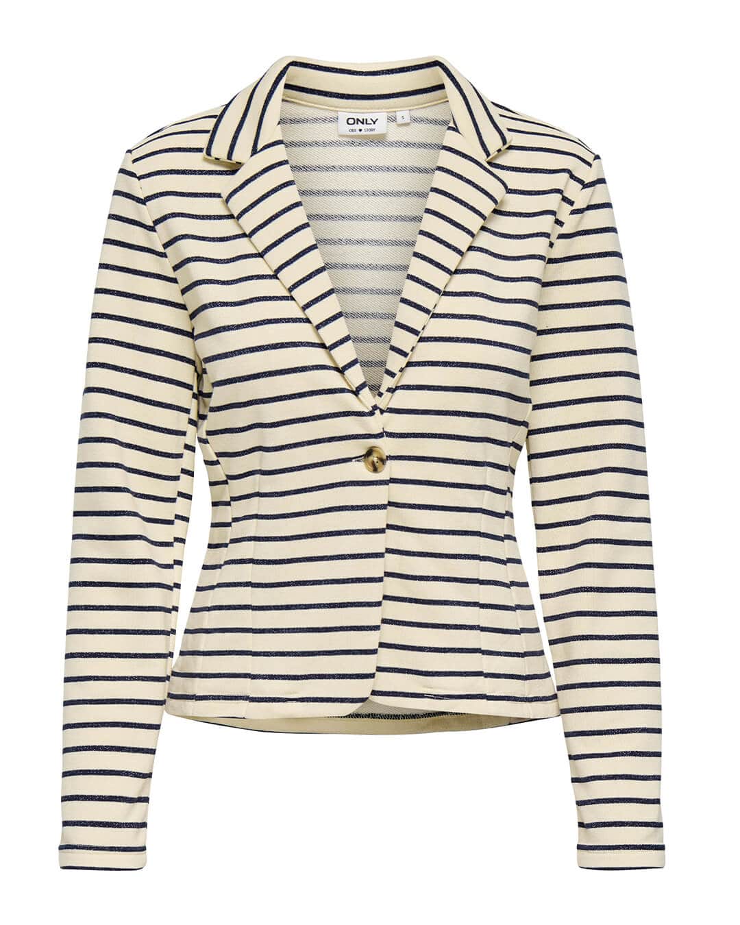 Only Jumpers Only Green Stripes Onlnelson Cardigan