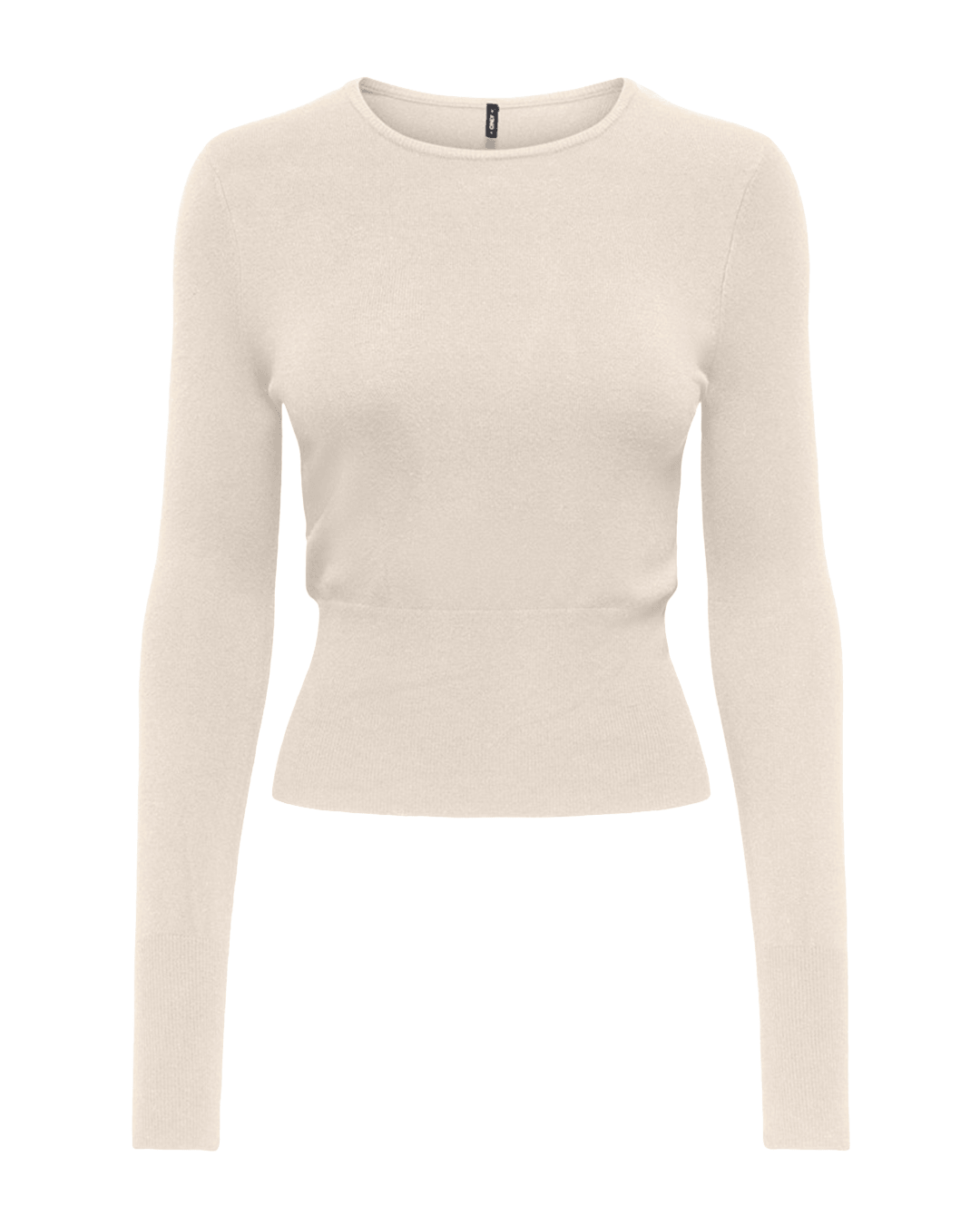 Only Jumpers Only Grey Andrea Round Neck Jumper