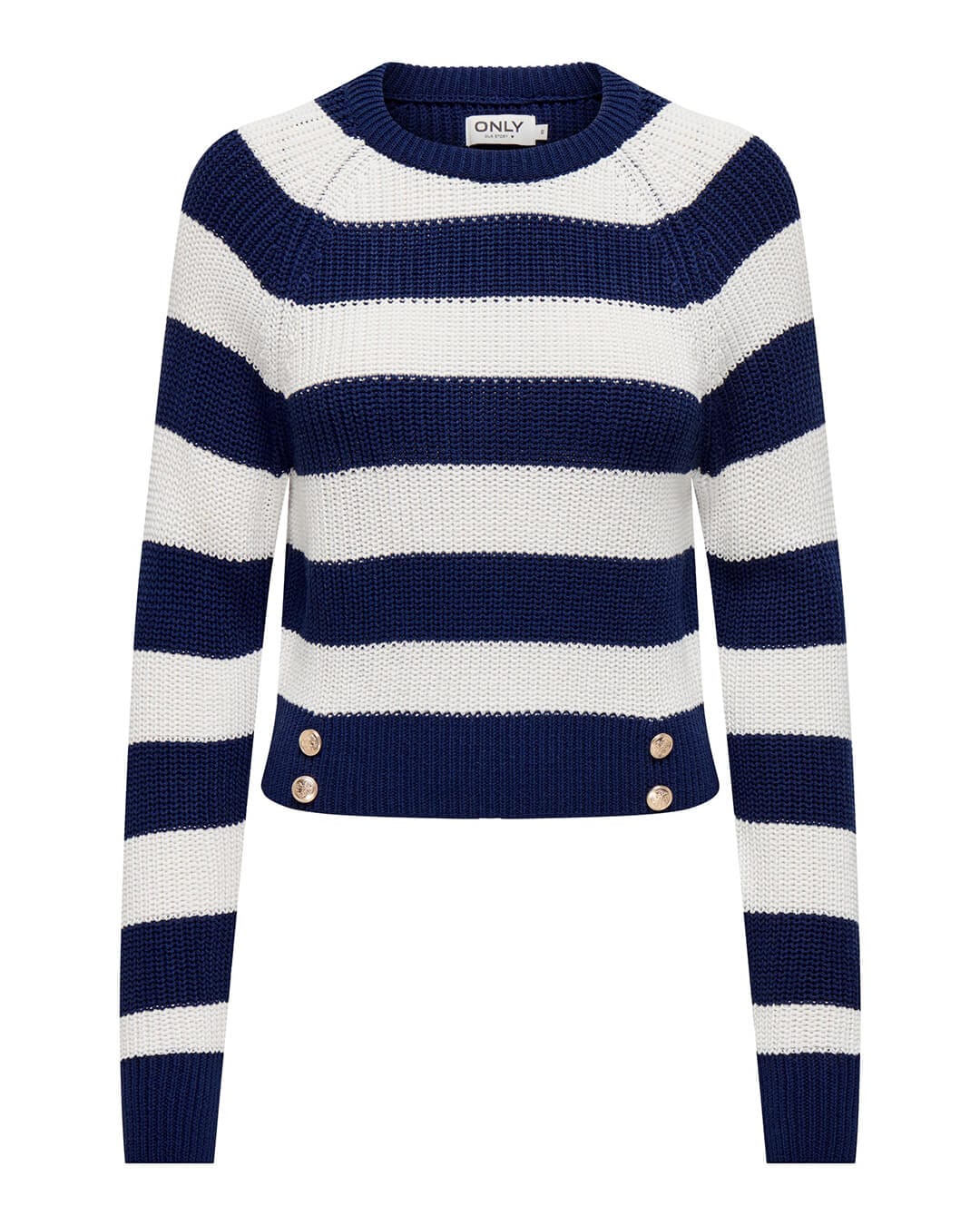 Only Jumpers Only Navy Ruth Crew Neck Jumper