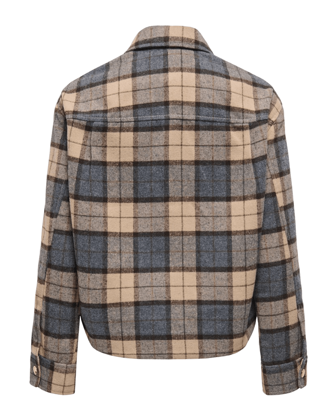 Only Outerwear Only Brown Giorgia Check Shacket