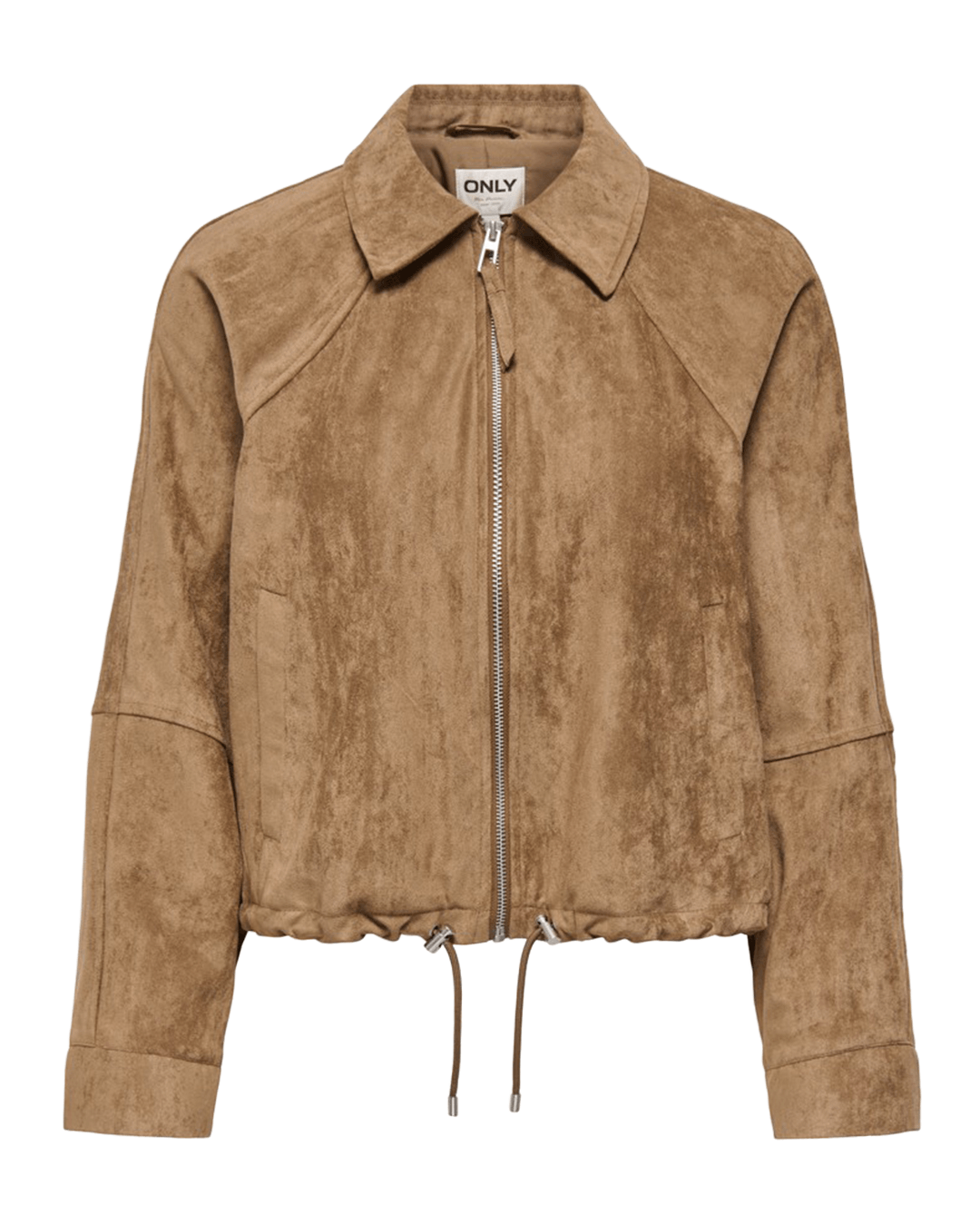 Only Outerwear Only Brown Lixa Faux Suede Jacket