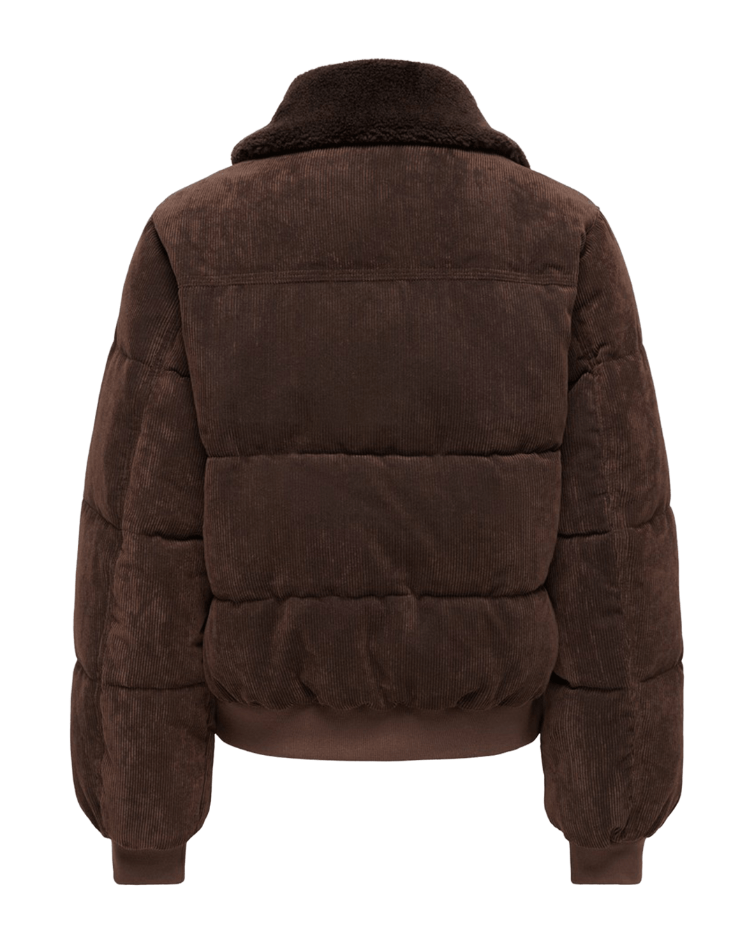 Only Outerwear Only Brown Nicoline Corduroy Bomber Jacket