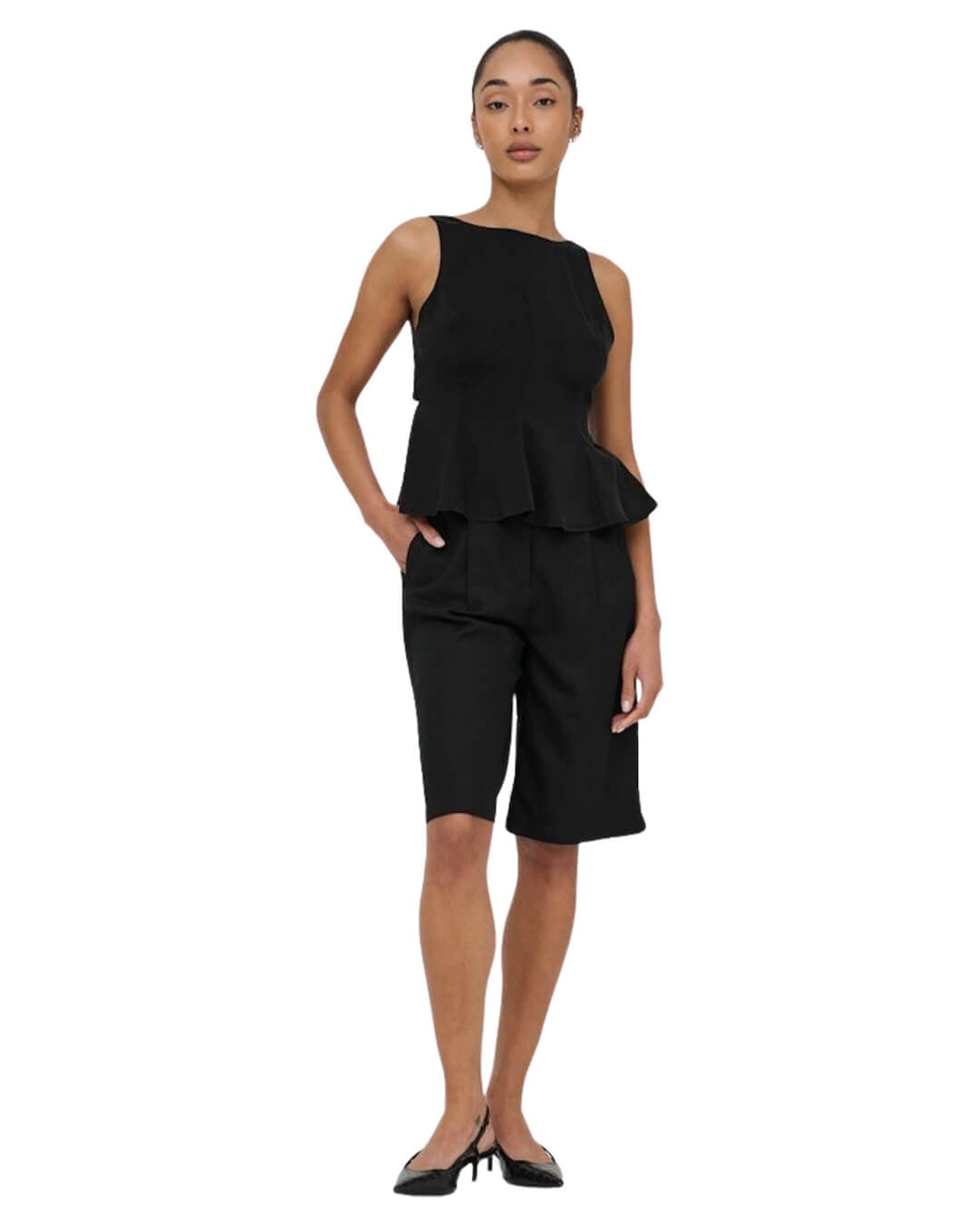 Only Shirts Only Black Onlibiza Top