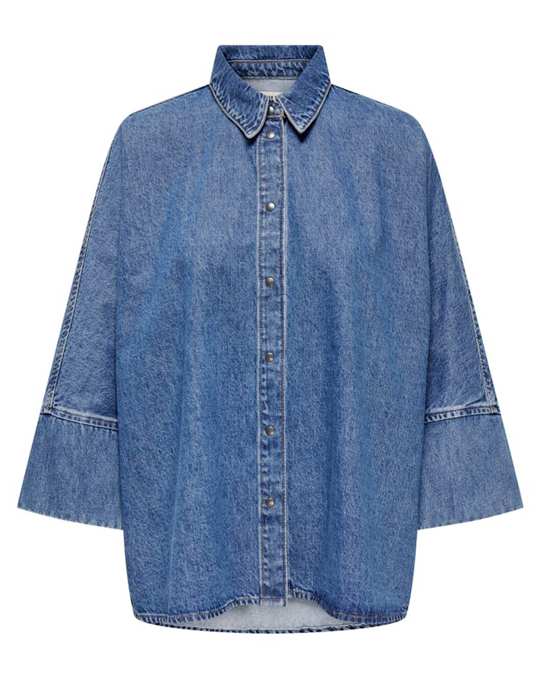 Only Shirts Only Blue Denim Onlgrace Shirt
