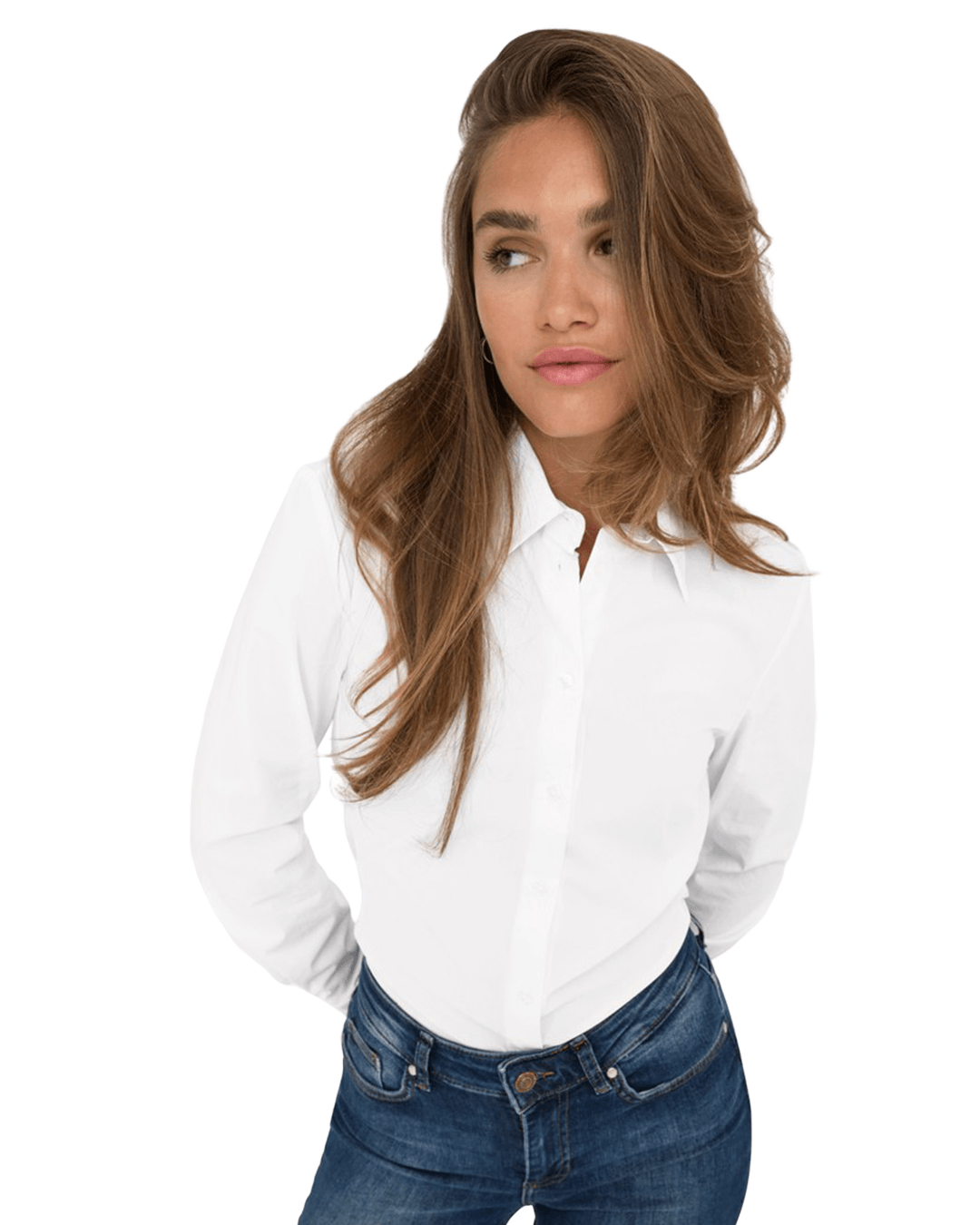 Only Shirts Only White Ebie Slim Fit Shirt