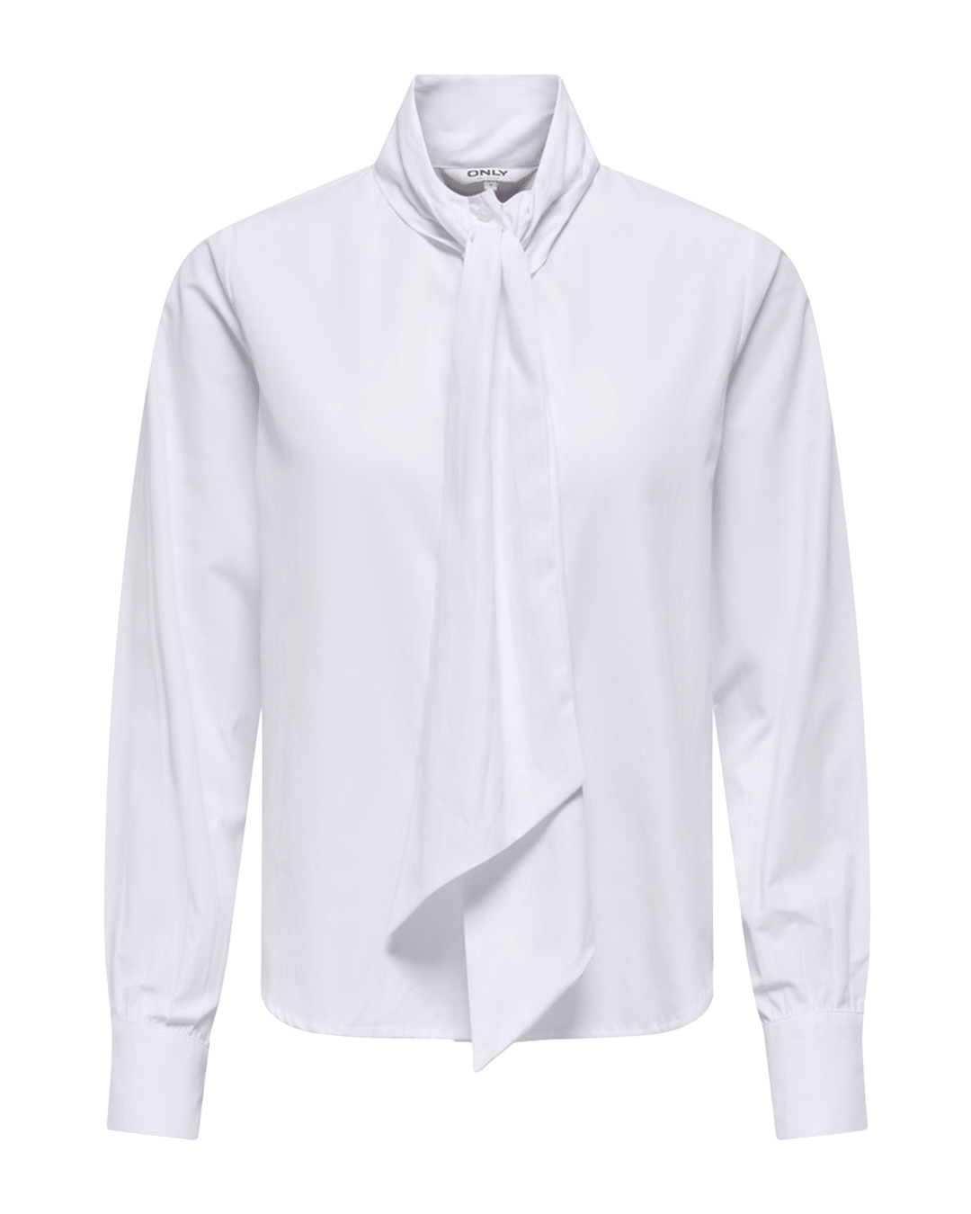 Only Shirts Only White Saya Loris Bow Shirt