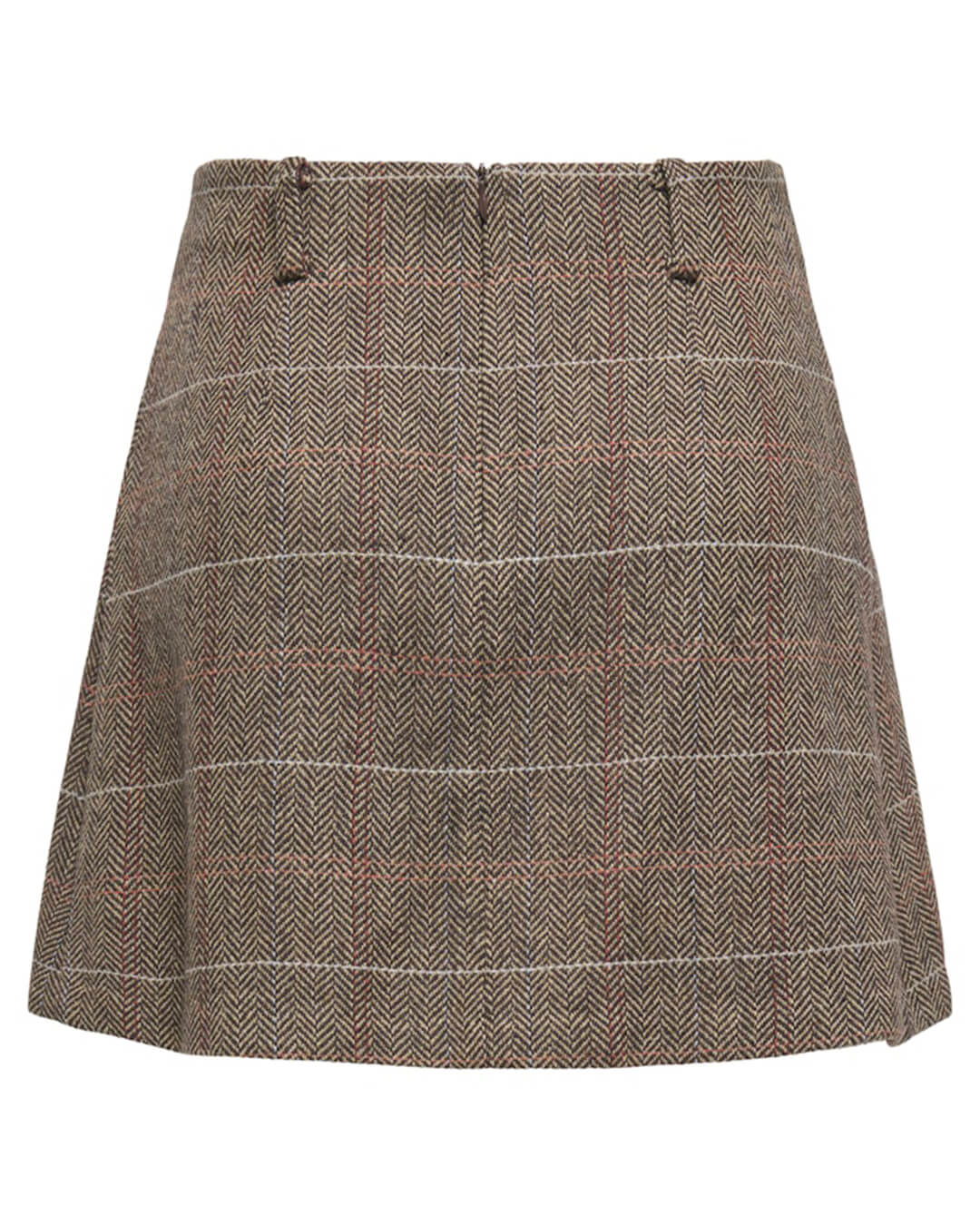 Only Skirts ONLRICCA LIFE CHECK MW SKIRT OTW SEAL BROWN CHECK