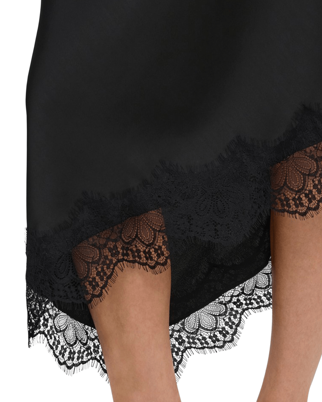 Only Skirts Only Black Faraya Lace Midi Skirt