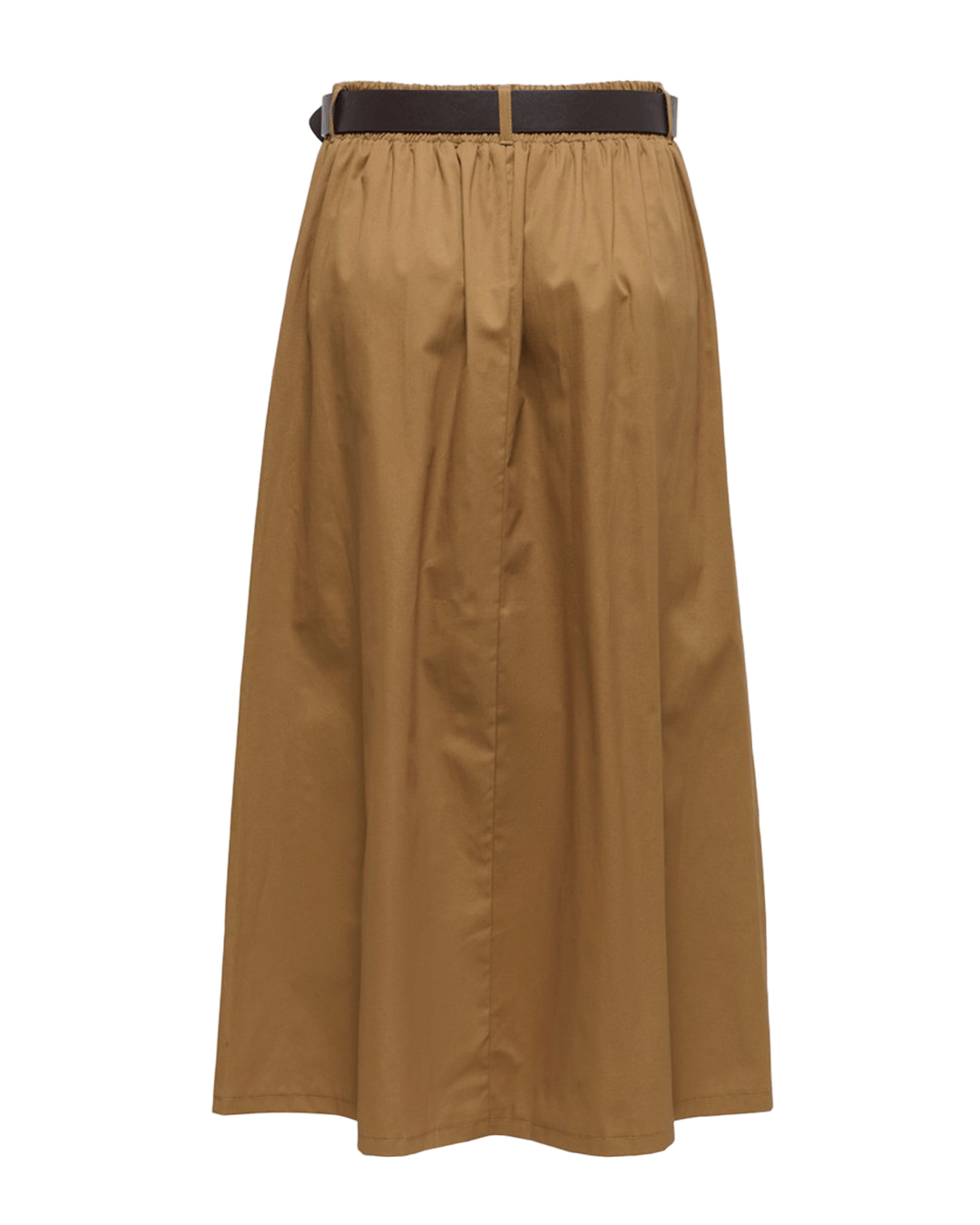 Only Skirts Only Brown Aven-Zora High Waist Belted Maxi Skirt