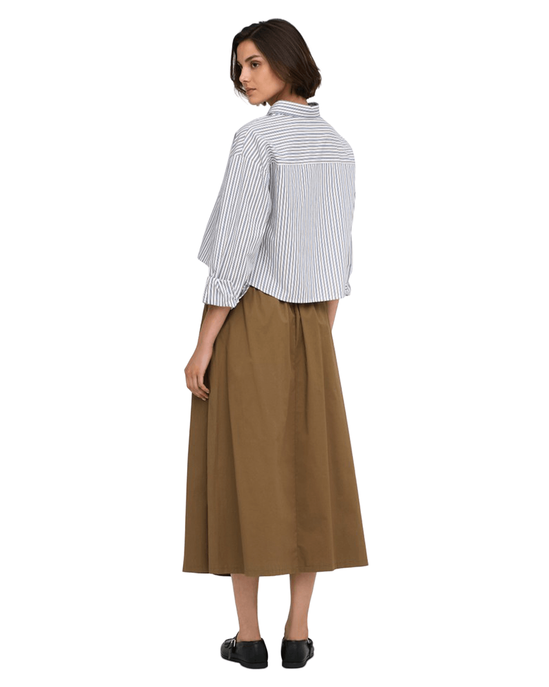 Only Skirts Only Brown Aven-Zora High Waist Belted Maxi Skirt
