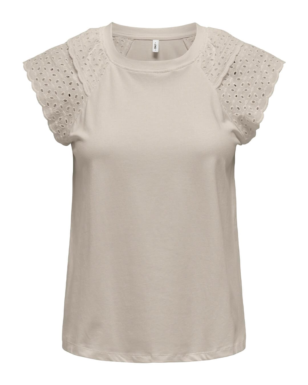 Only T-Shirts Only Beige Xiana Mix T-Shirt