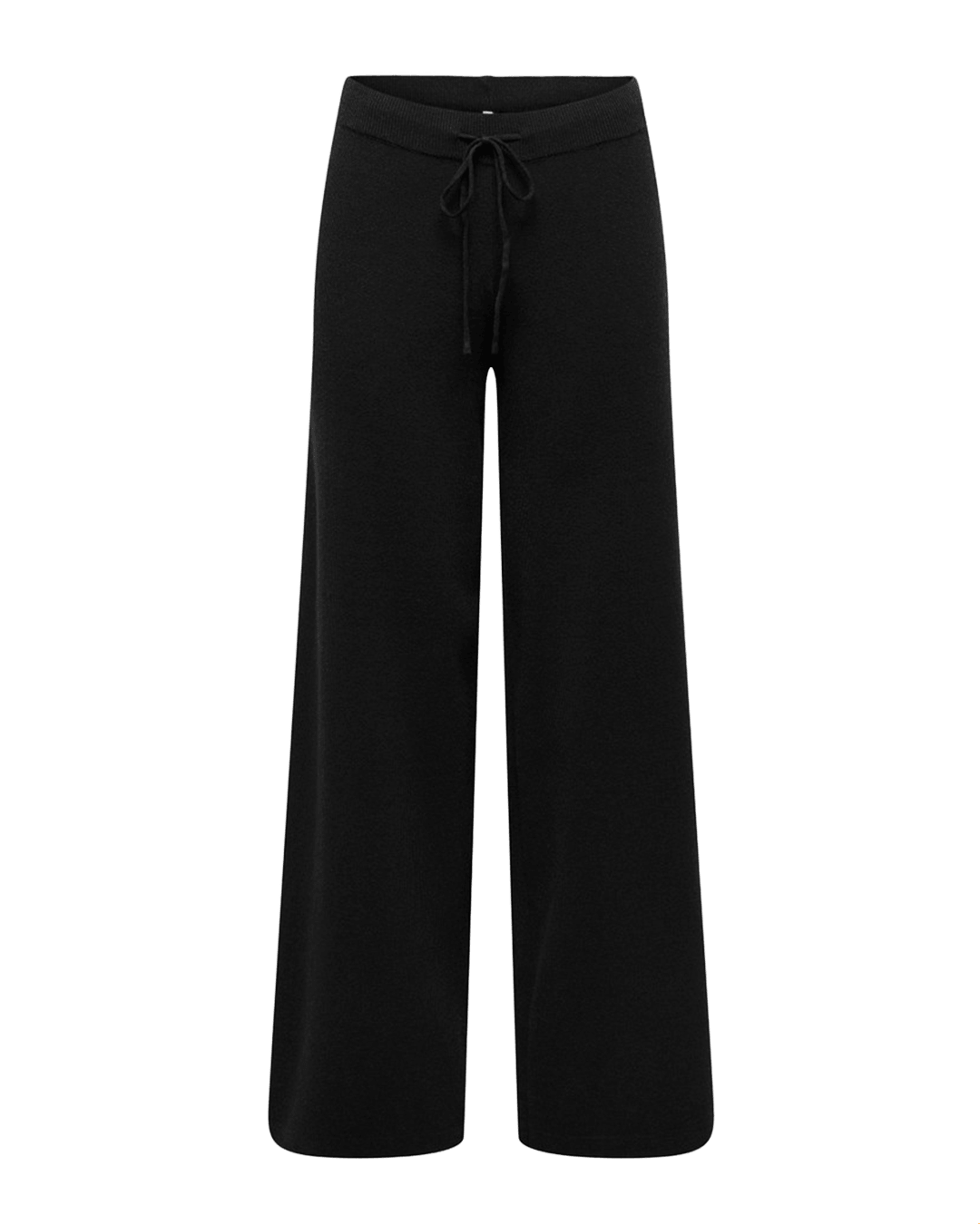 Only Trousers Only Black Siteri Mid Waist Wide Leg Trousers
