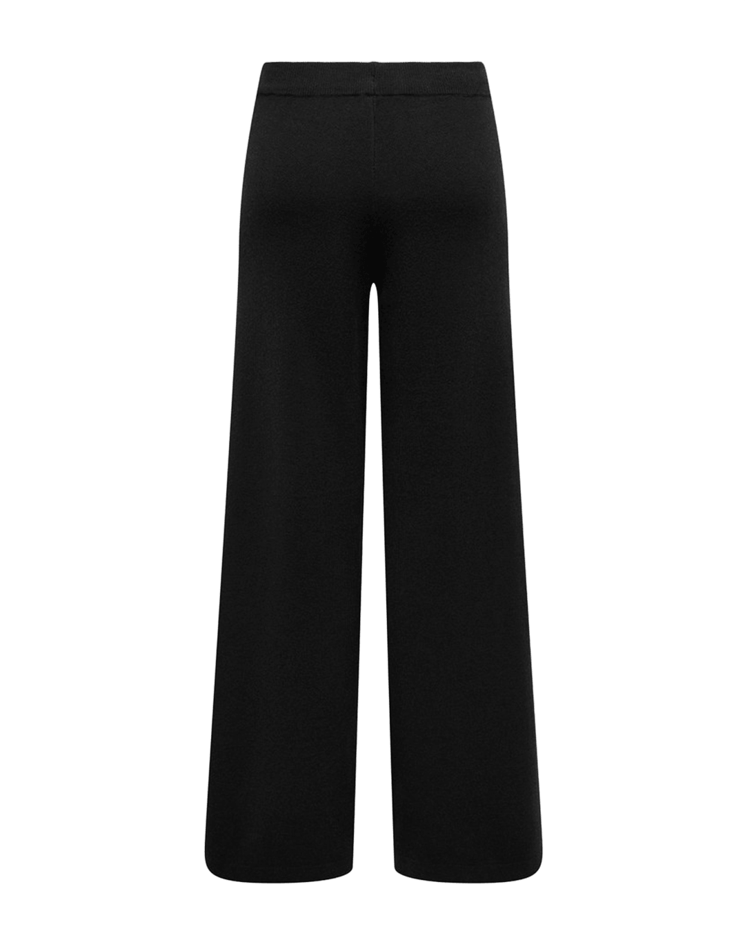 Only Trousers Only Black Siteri Mid Waist Wide Leg Trousers