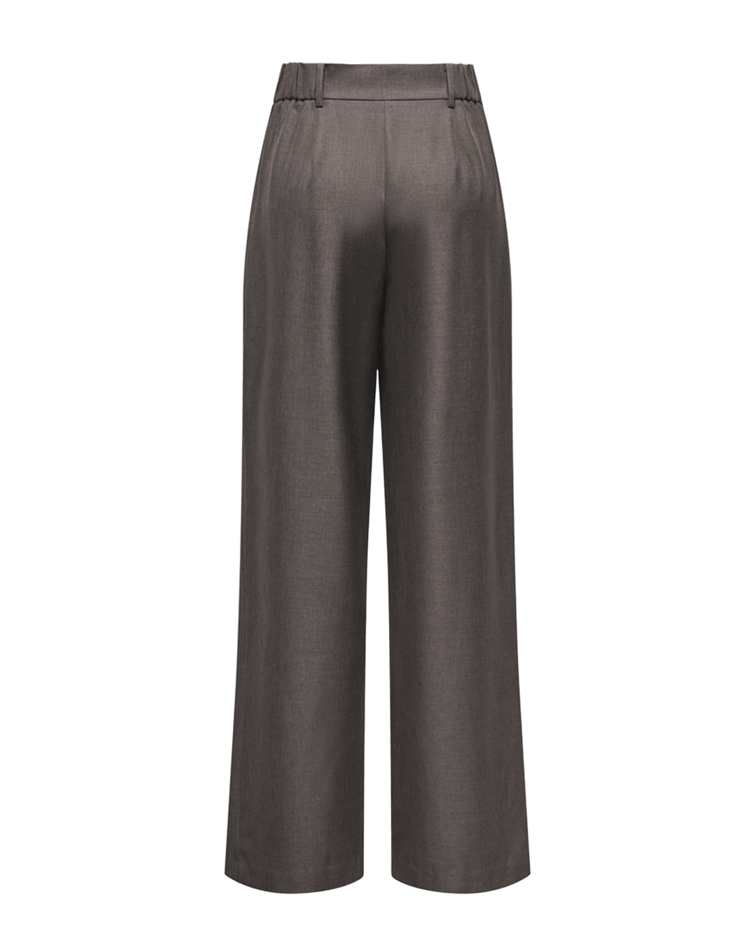 Only Trousers Only Brown Linda High Waist Straight Trousers