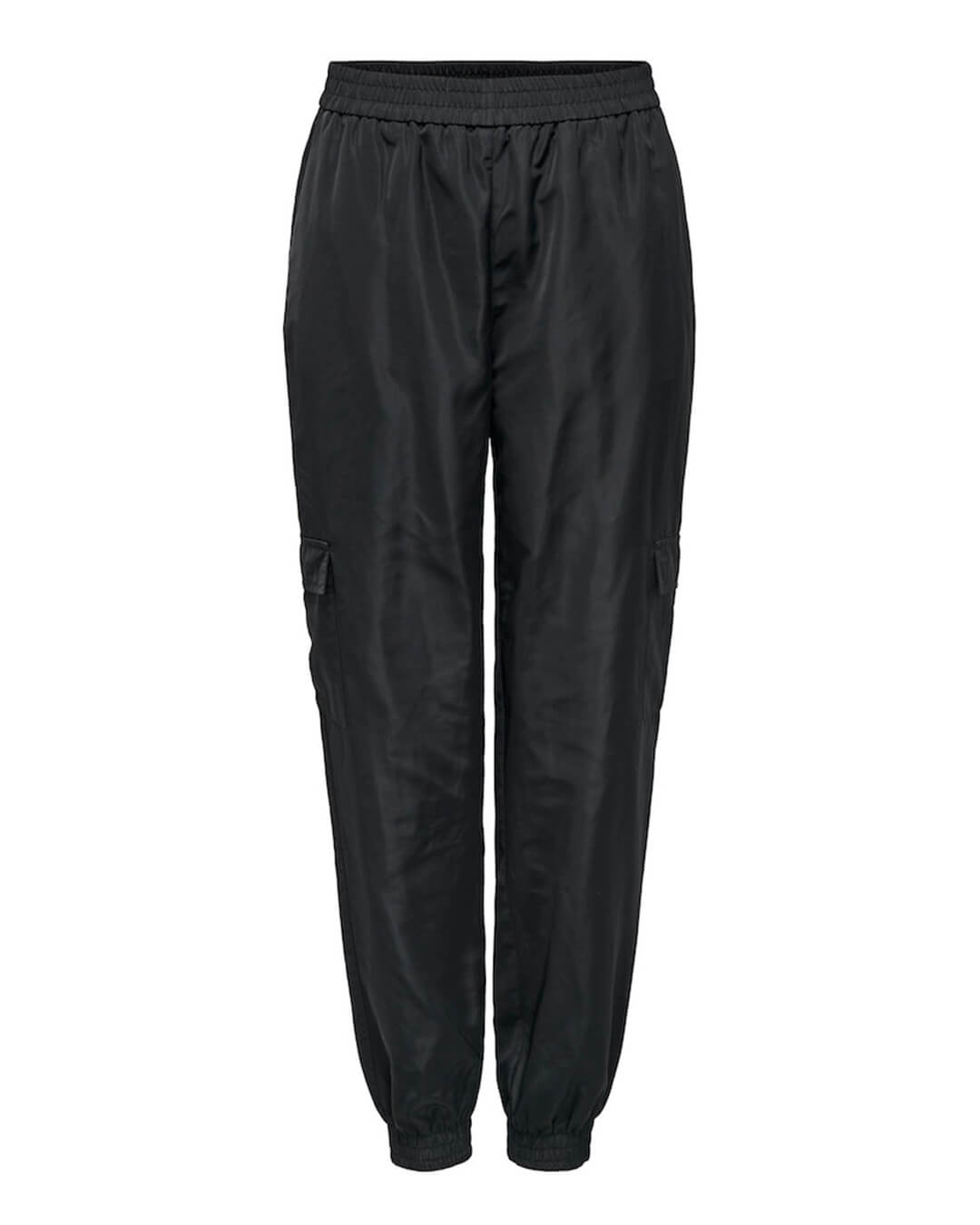Only Trousers Only Faduma Black Cargo Trousers