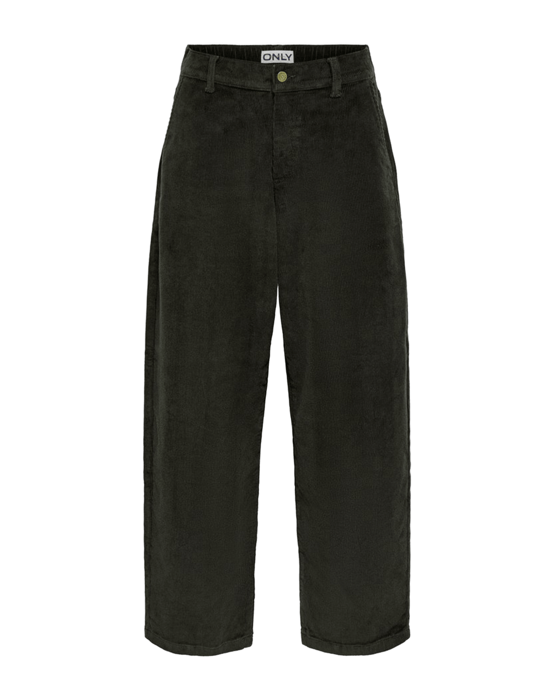 Only Trousers Only Grey Blair Barrel Corduroy Trousers