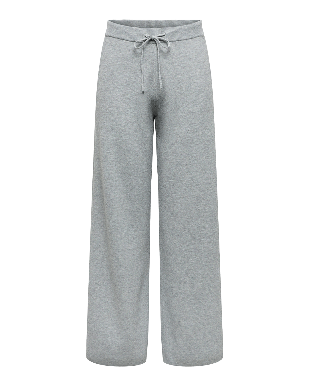 Only Trousers Only Grey Gigi High Waist Wide Leg Trousers